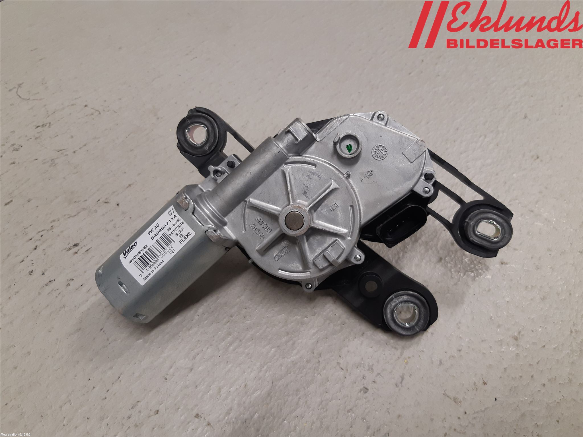 Volkswagen VW TIGUAN 16-24 Torkarmotor Baklucka