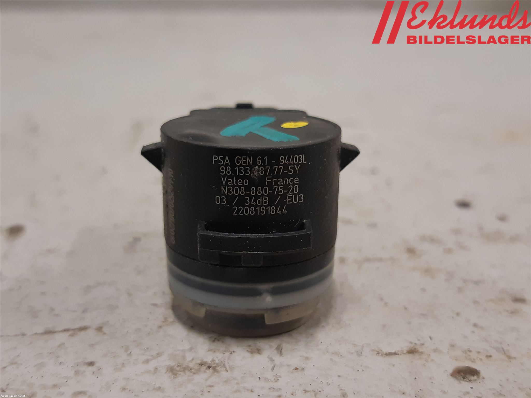 Peugeot 508 19- Parkeringshjälp Backsensor