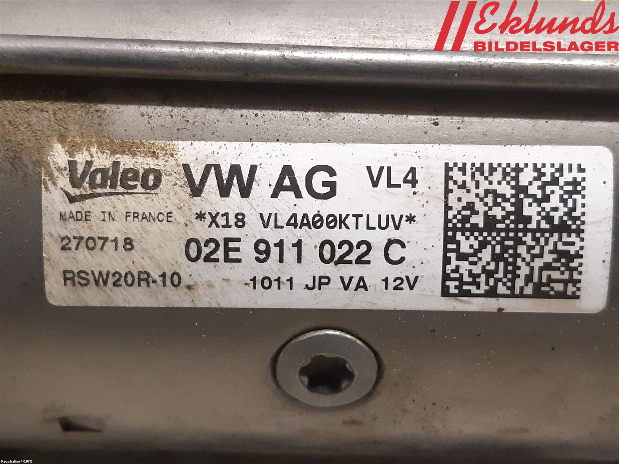 Skoda SUPERB 16-24 Startmotor Diesel