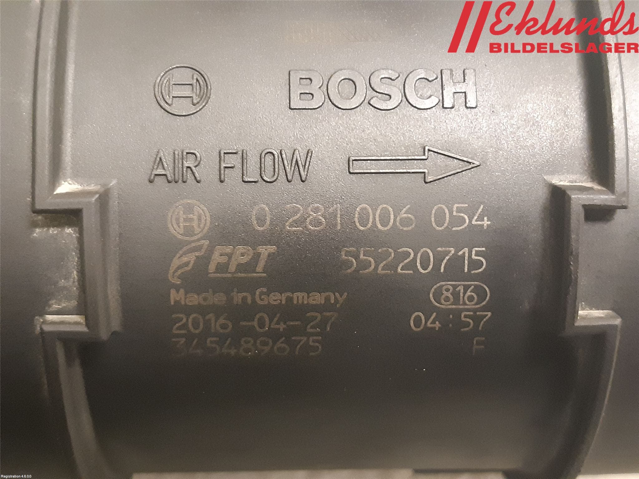 Fiat DUCATO 07-15 Injluftmassamätare