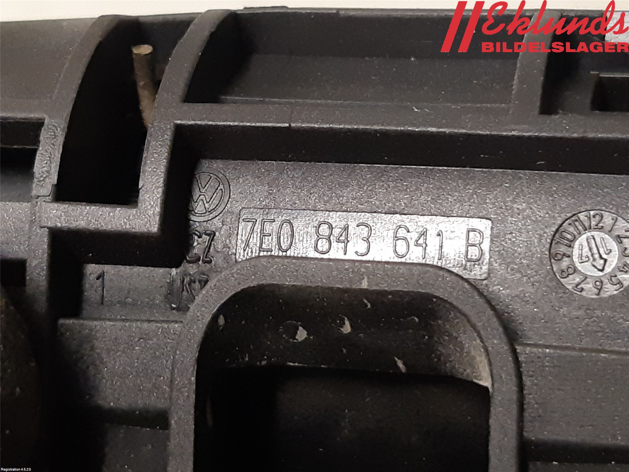 Volkswagen VW CADDY 16-20 Dörrhandtag Inre Vä