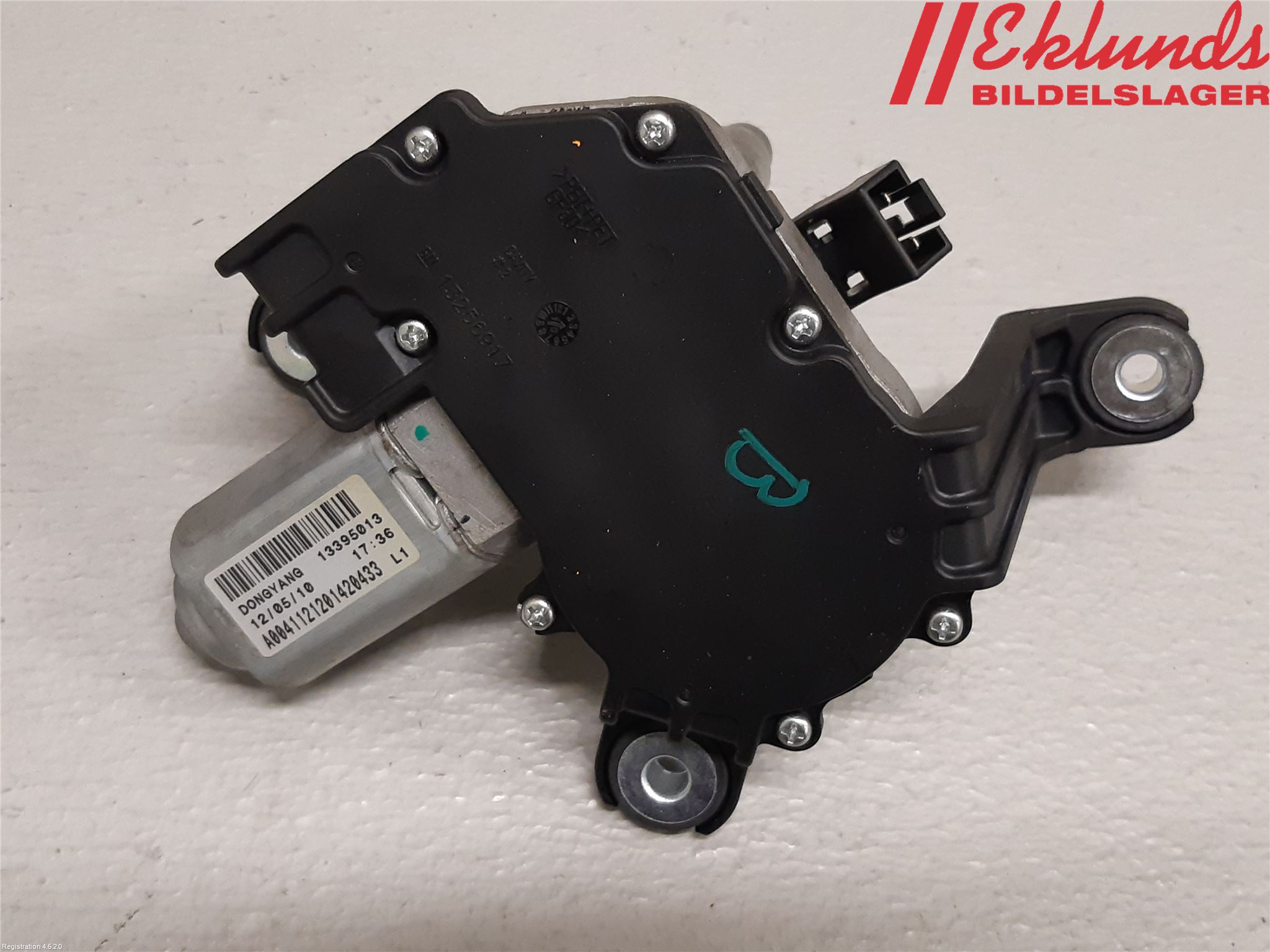 Opel ASTRA J 10-15 Torkarmotor Baklucka