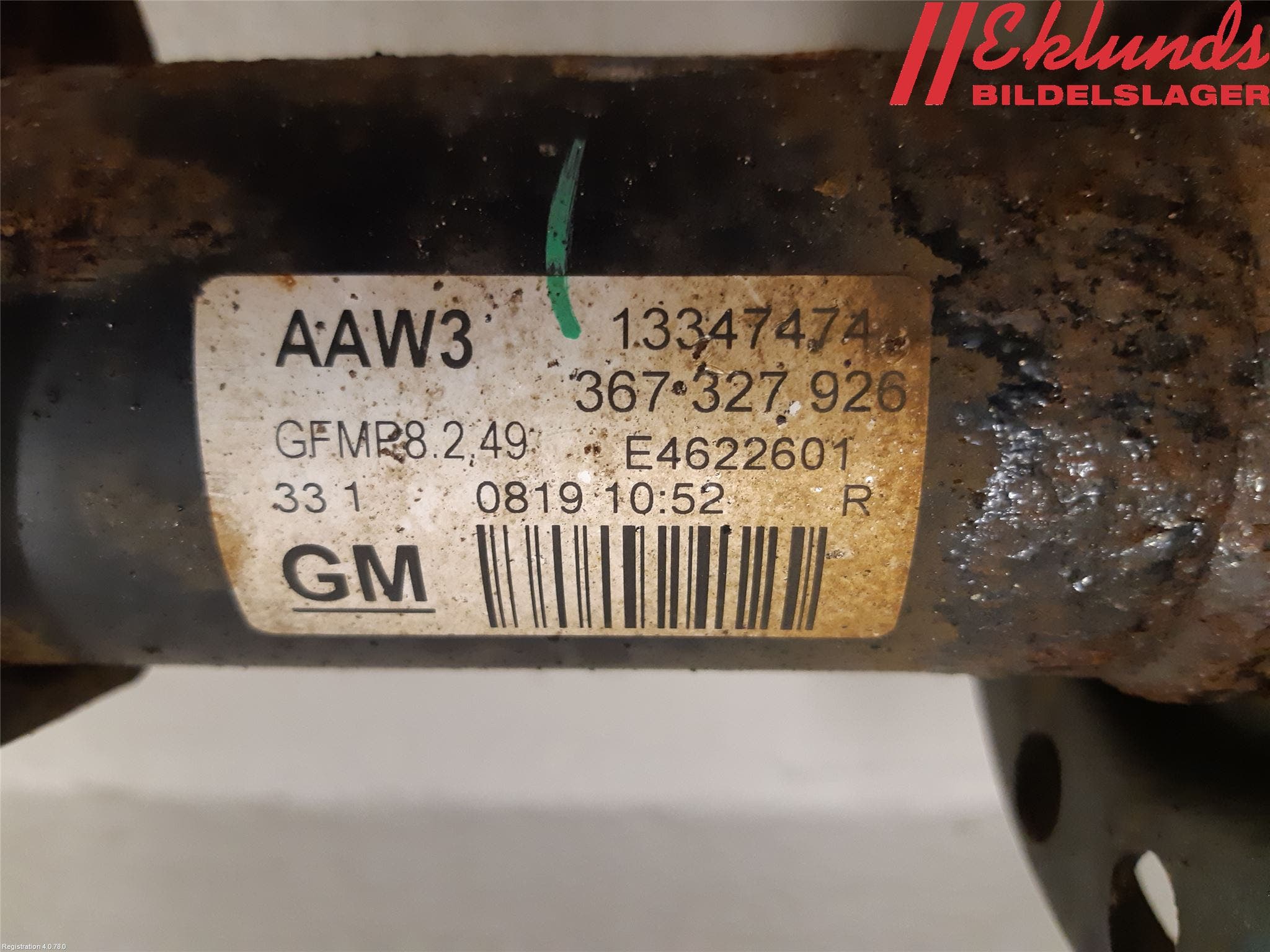 Opel INSIGNIA 09-16 Fjäderben Fram Höger