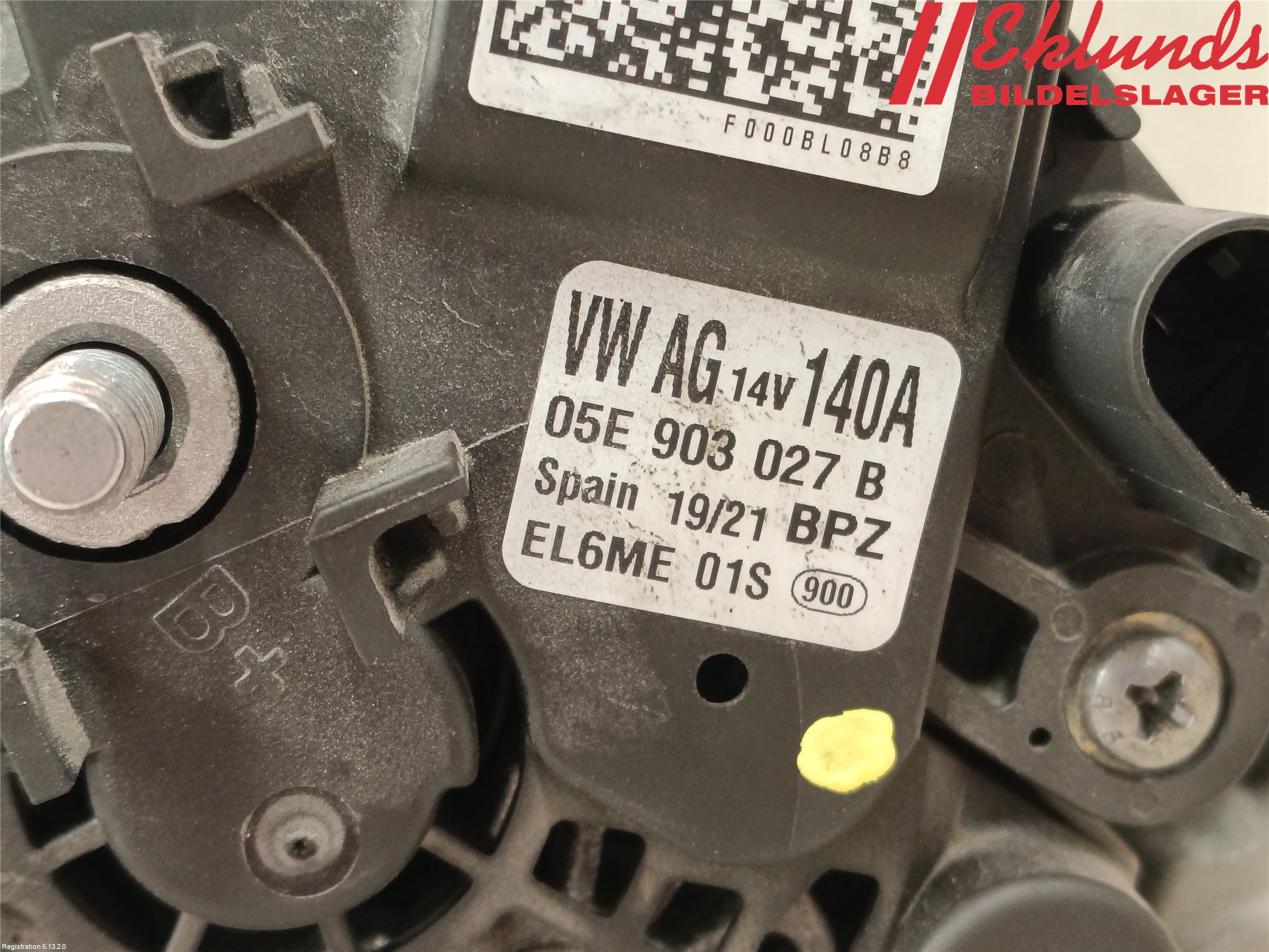Volkswagen VW GOLF / E-GOLF VIII 20- Generator