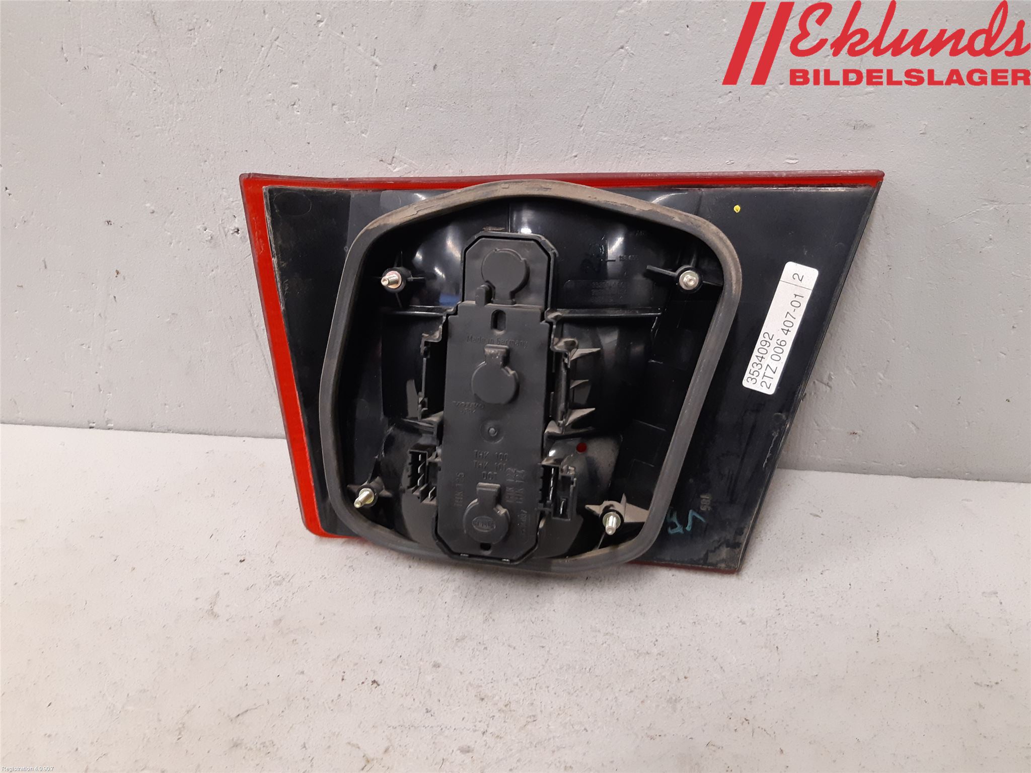 Volvo 940 91-98 Bakljus Lucka Vä