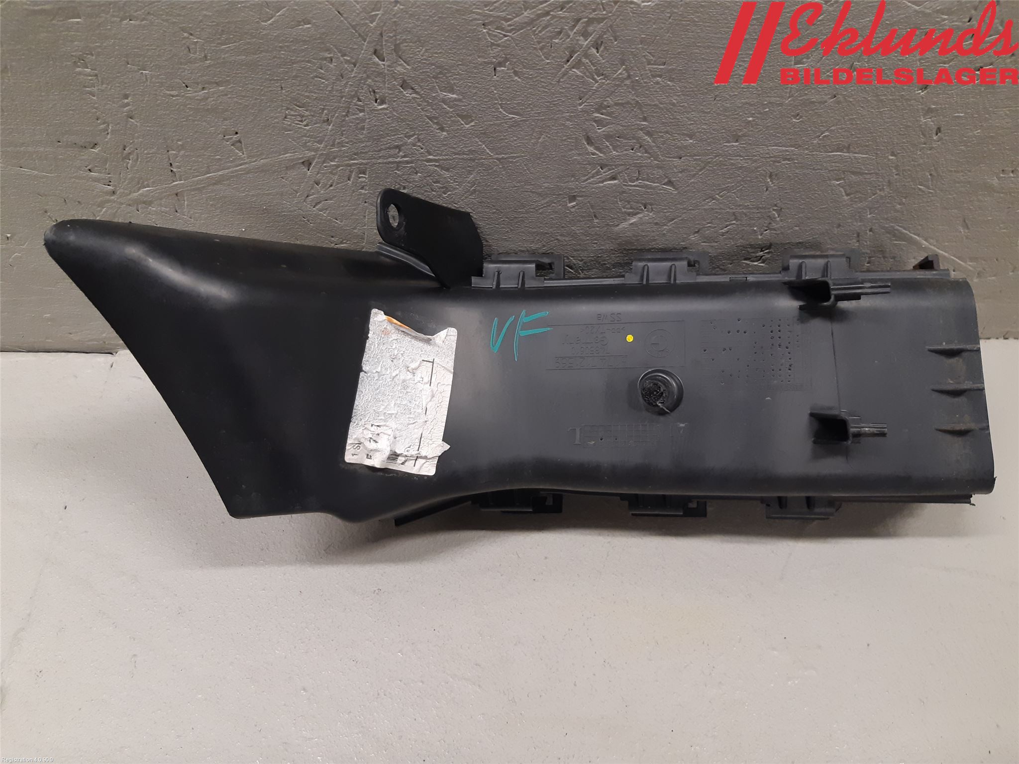 BMW 3 E90/91 SED/TOU 05-12 Deflektor Plåt-Plast Kylning