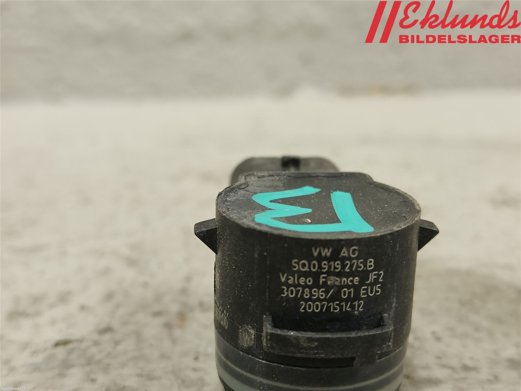 Volkswagen VW PASSAT 15-19 Parkeringshjälp Backsensor