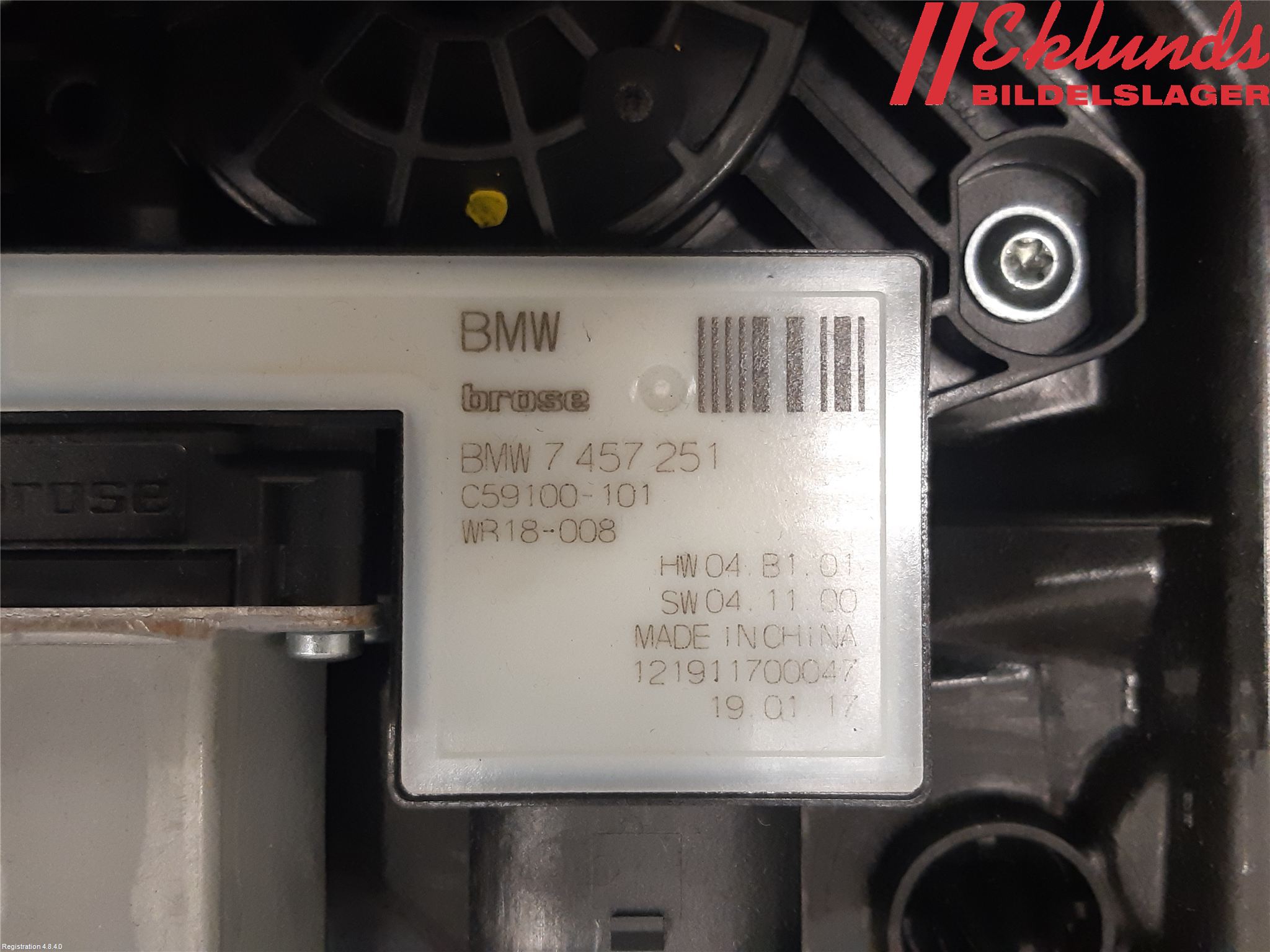 BMW X3 G01 18- Fönsterhiss El Kompl