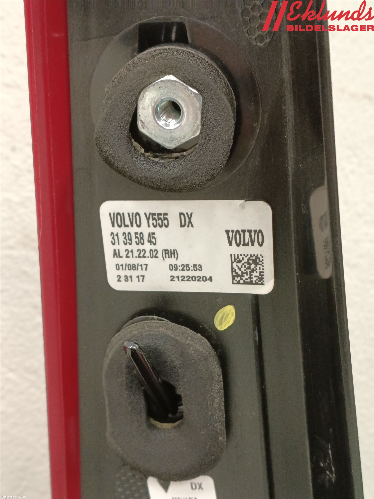 Volvo V40 12-19 Bakljus Höger