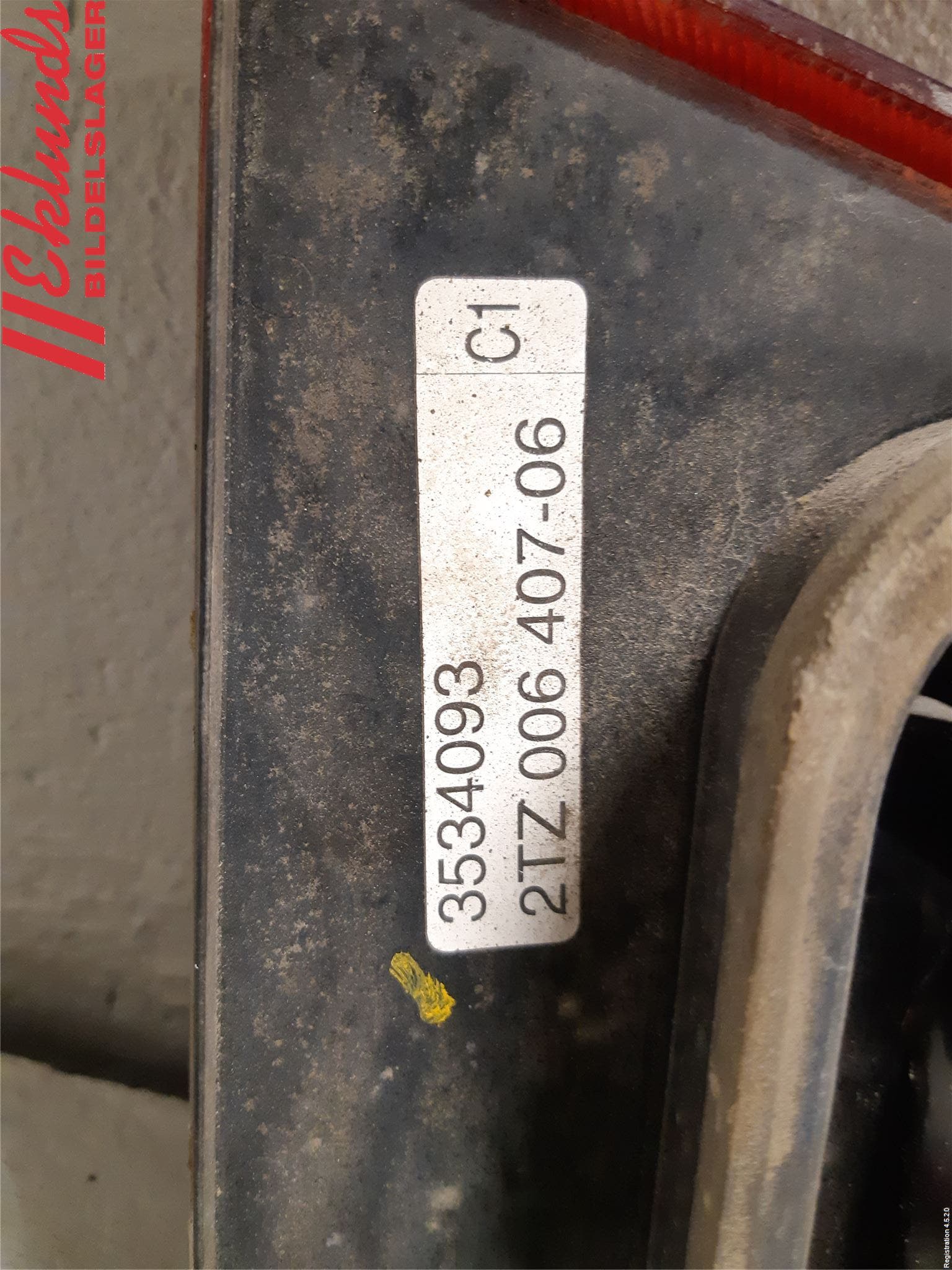 Volvo 940 91-98 Bakljus Lucka Hö