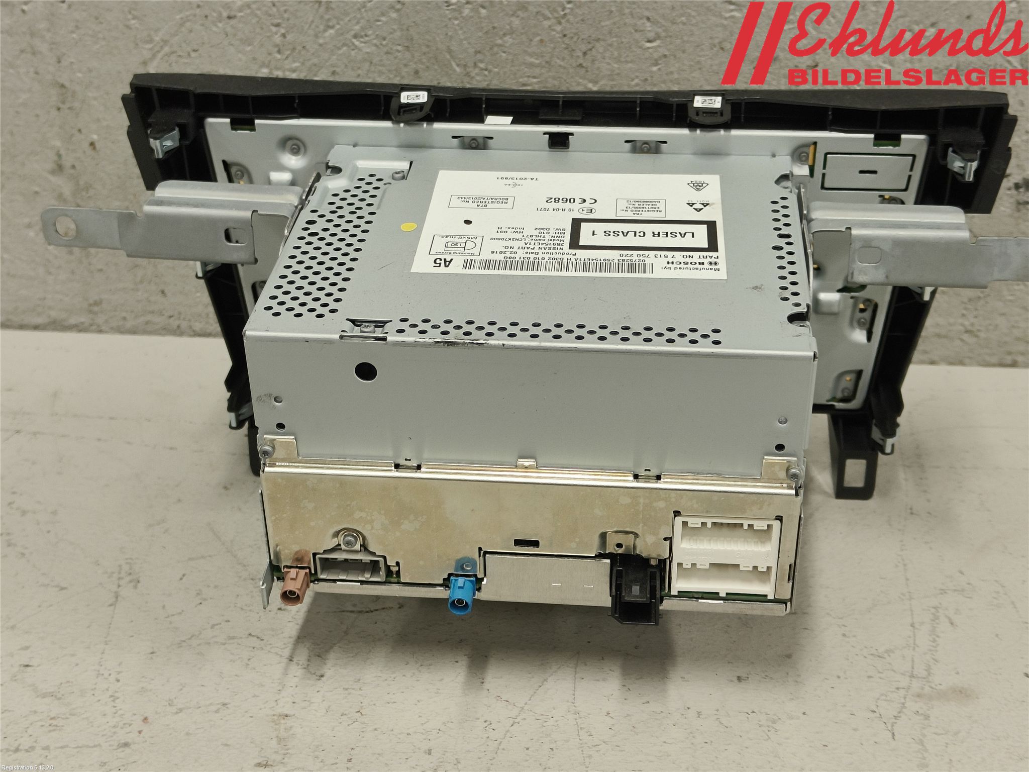 Nissan QASHQAI 14-17 Cd Radio - Multimediapanel