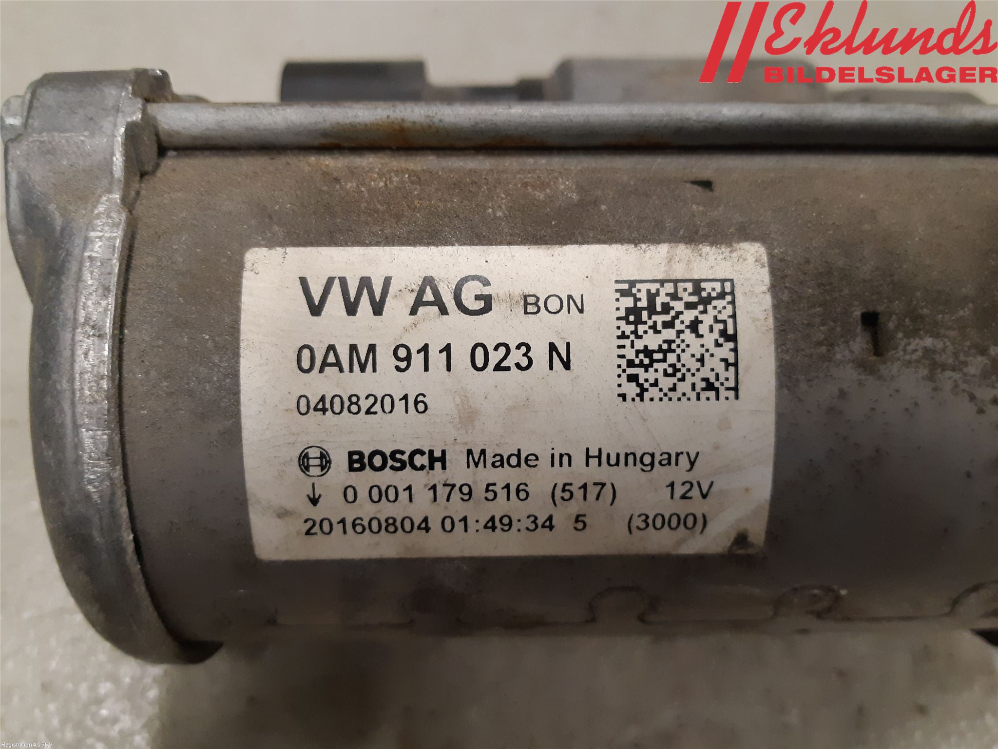 Volkswagen VW POLO 10-17 Startmotor