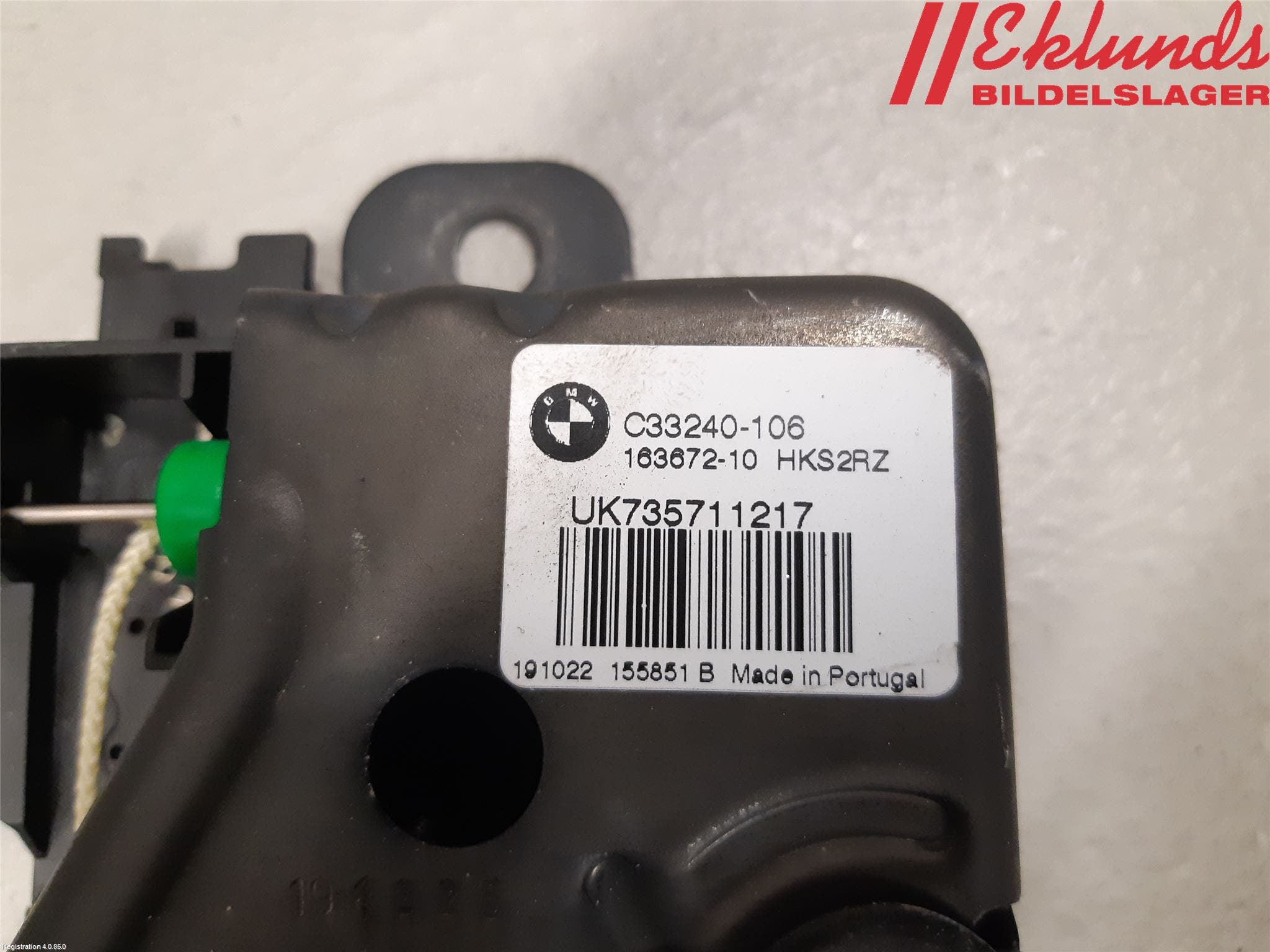 BMW X1 F48 15-22 Låskista Baklucka