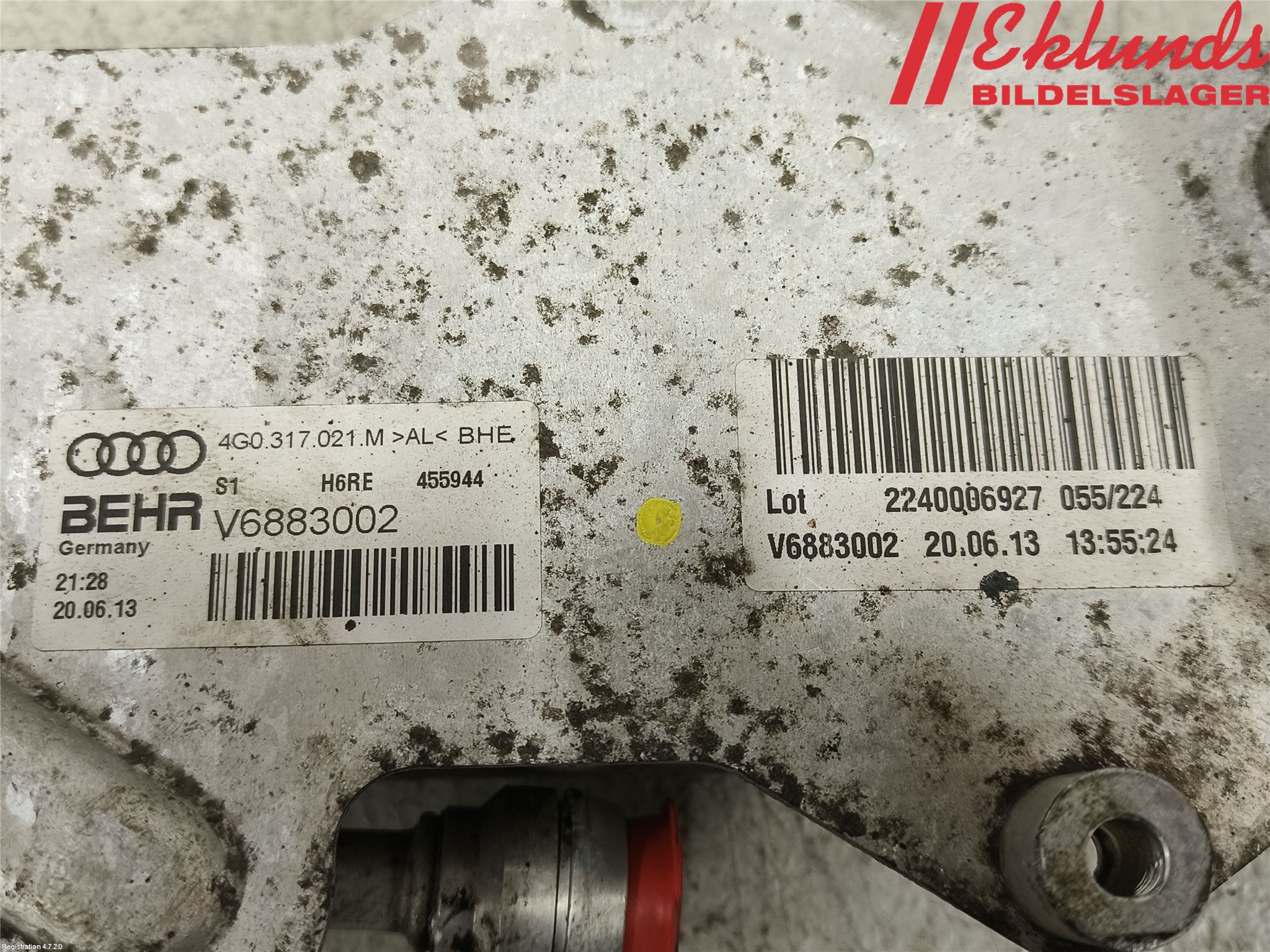 Audi A6/S6 4G 11-18 Oljekylare Automat