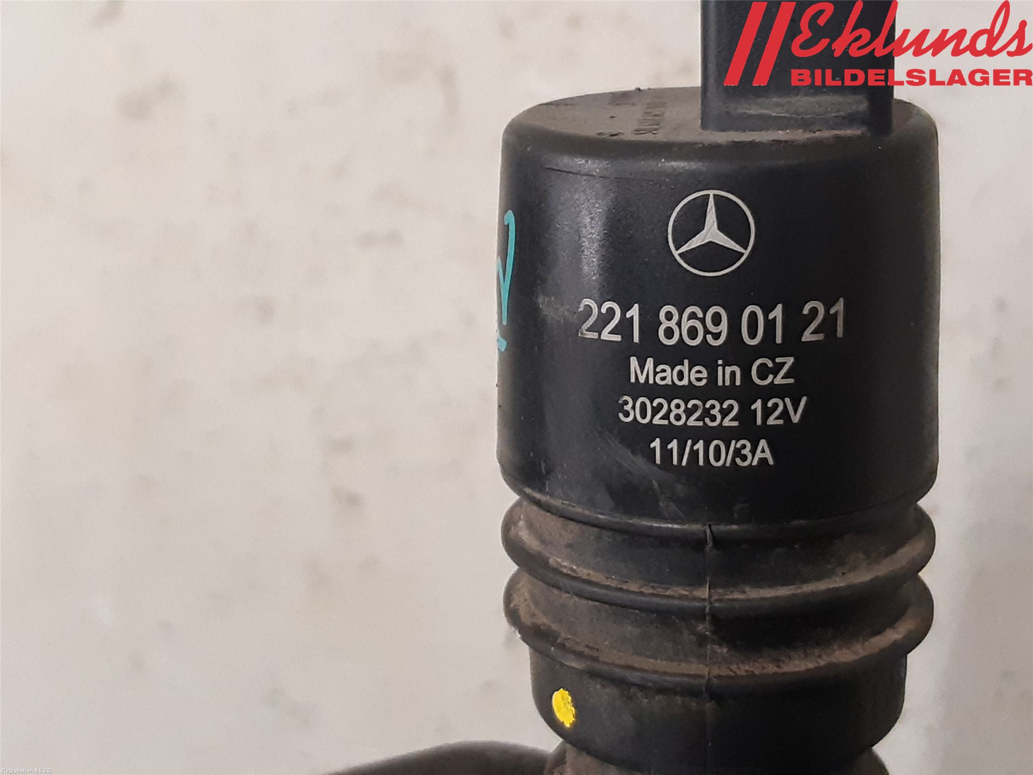 Mercedes-Benz MB E-KLASS (W212) 09-16 Spolarpump Vindruta
