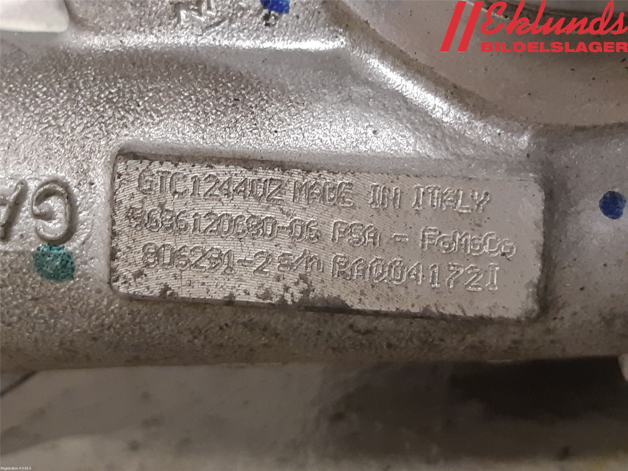 Citroen C4 PICASSO 14-18 Turboaggregat