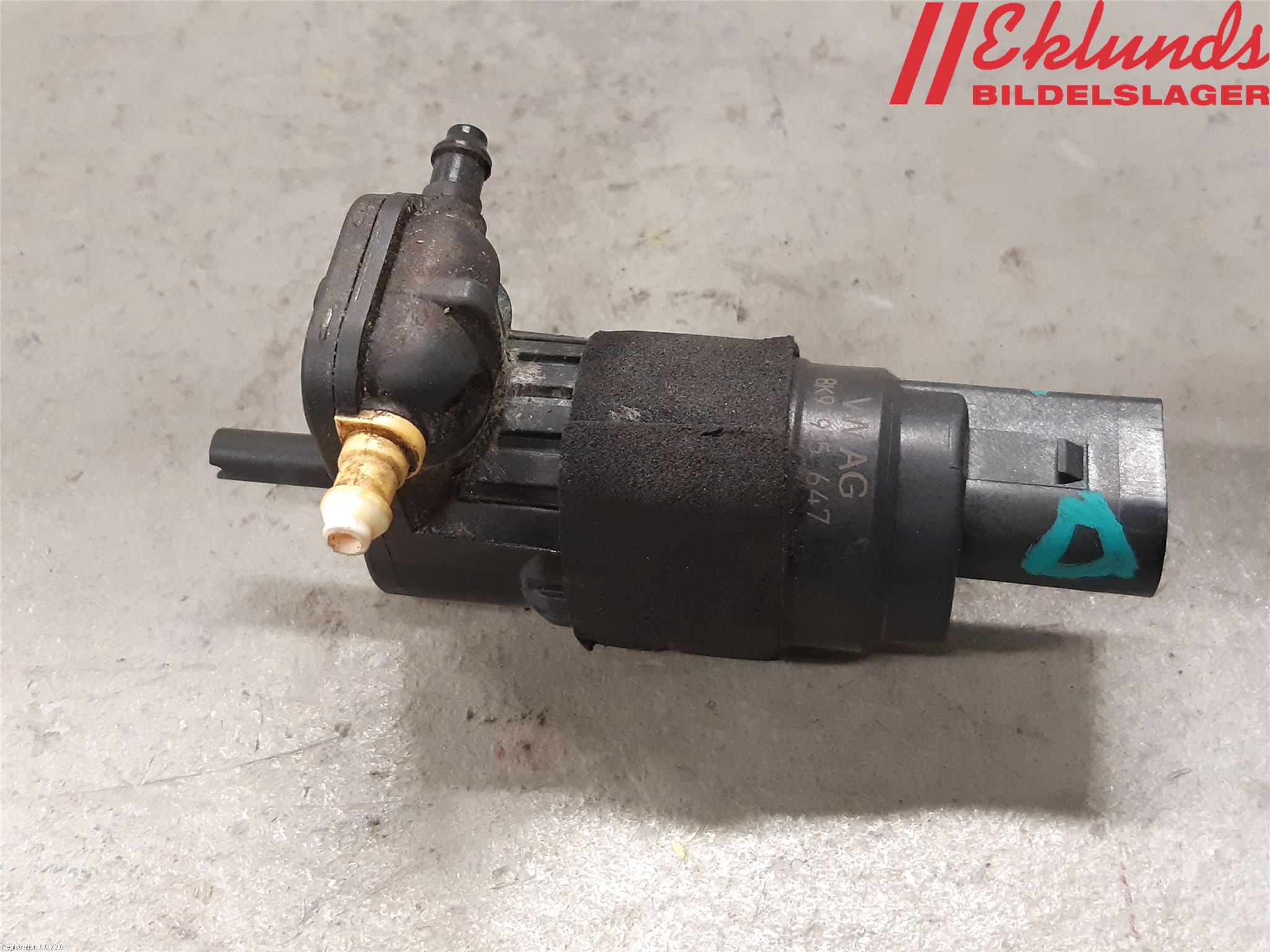 Audi A4 ALLROAD 09-16 Spolarpump Vindruta