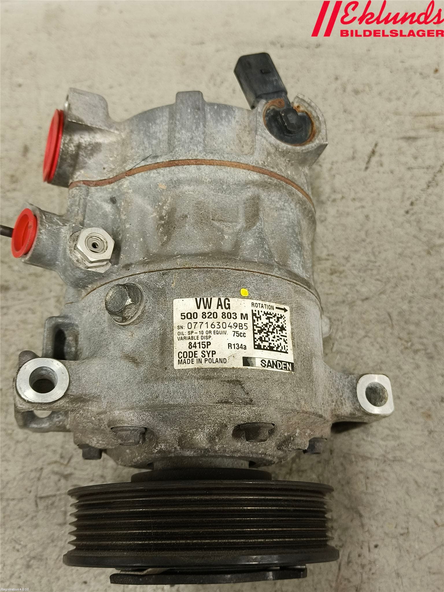 Volkswagen VW CADDY 16-20 Ac Kompressor