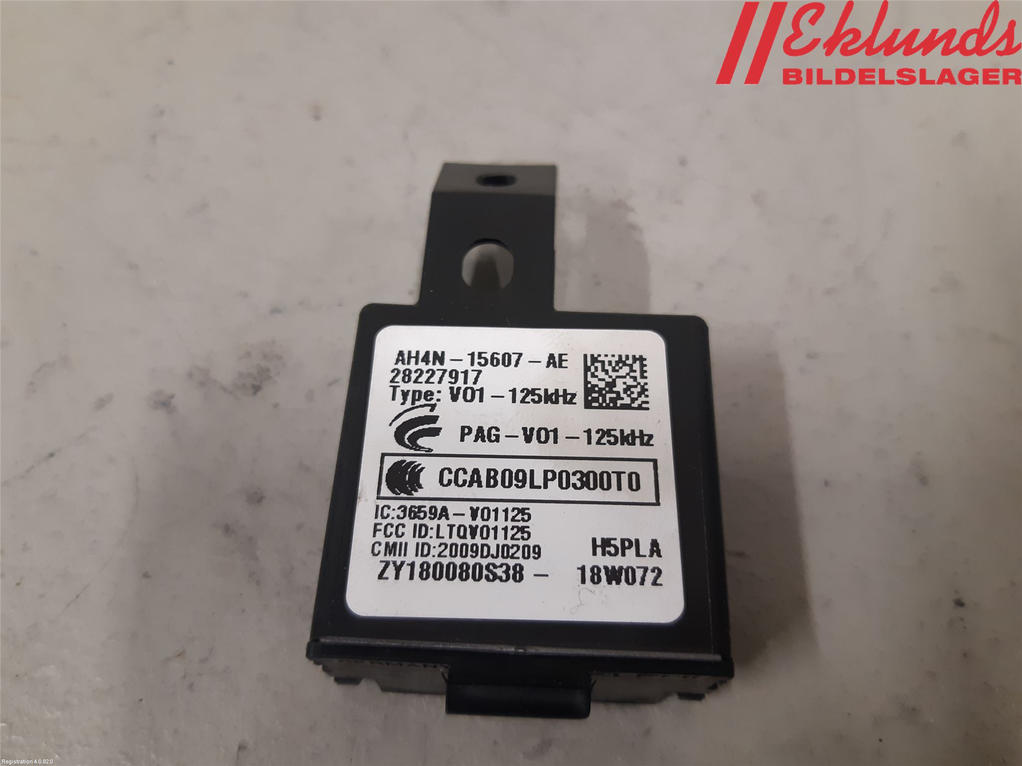 Landrover RANGE ROVER (L405) 13-21 Ir Mottagare Larm