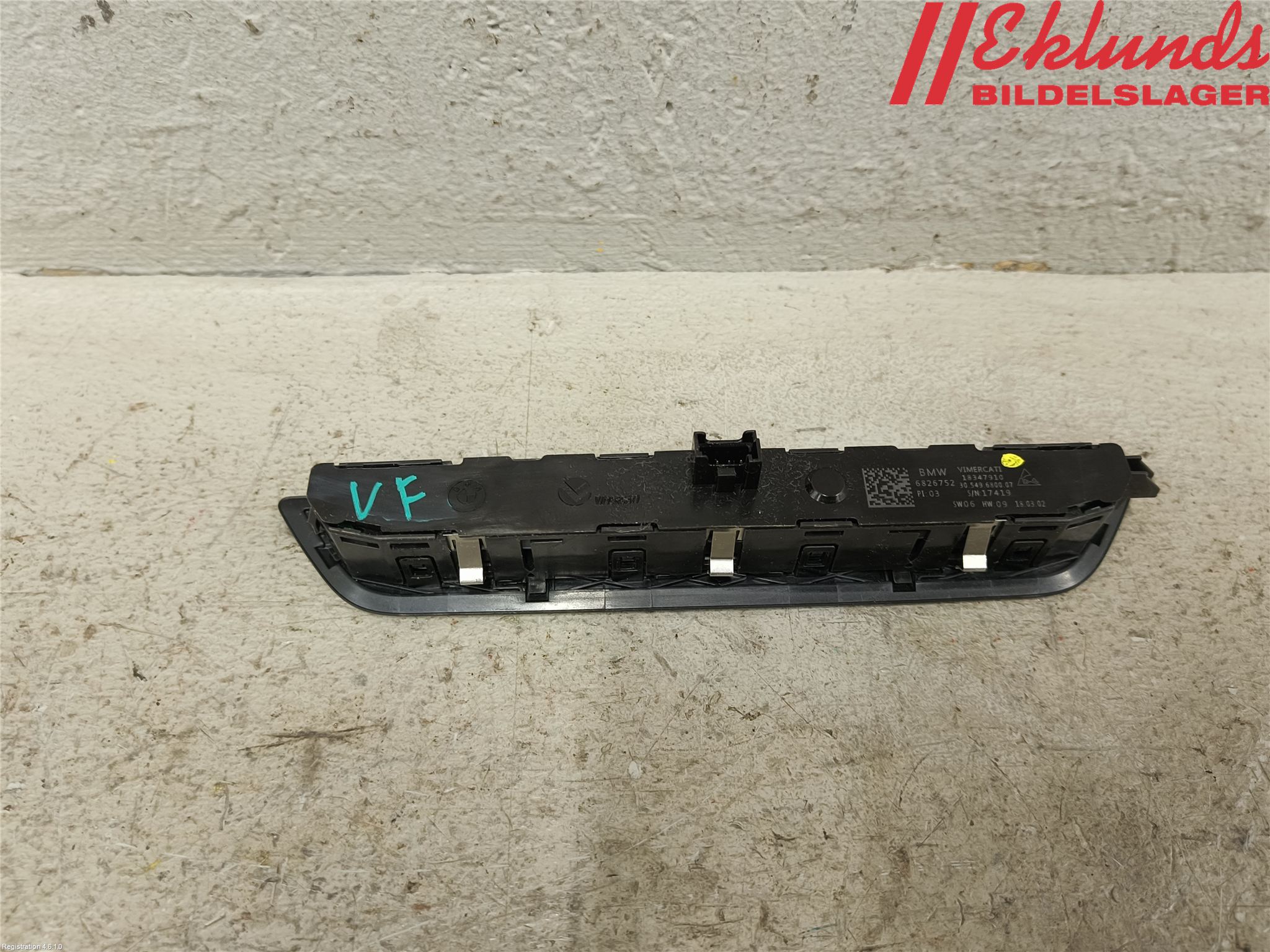 BMW 5 G30/G31/F90 17-23 Strömställare Stolregler