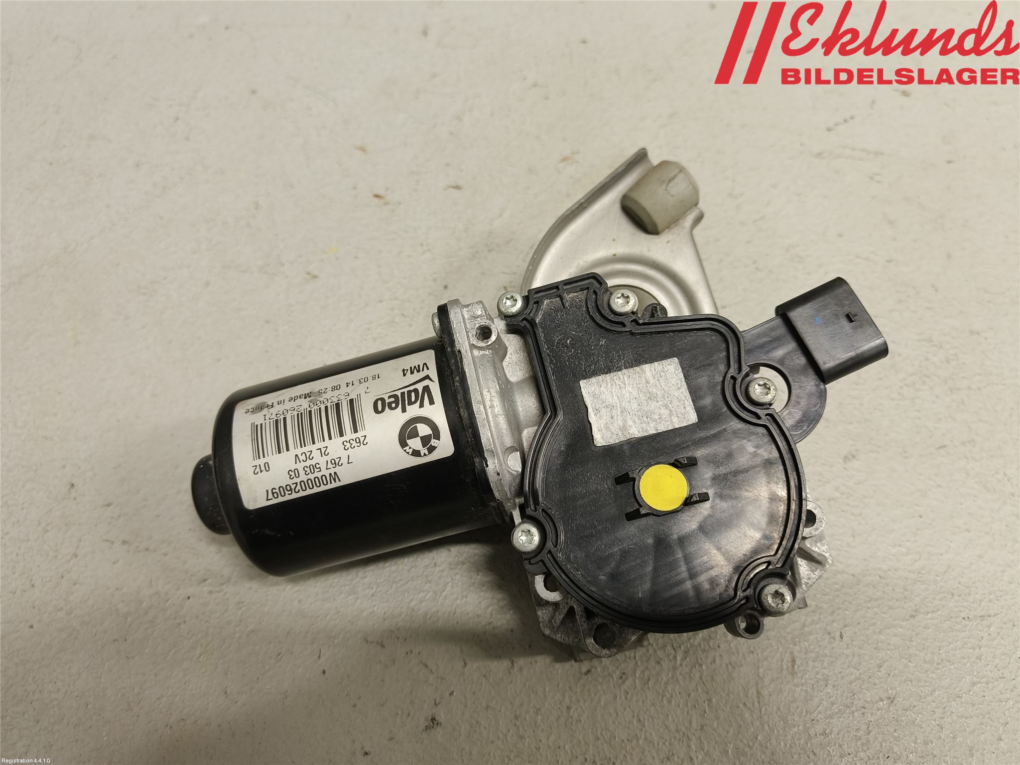 BMW 3 F30/F31/F80 12-19 Torkarmotor Vindruta