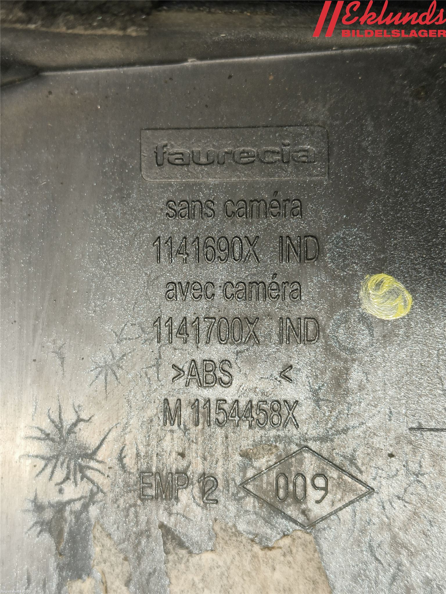 Renault ZOE/E-TECH 13- Skylt Belysning Fäste