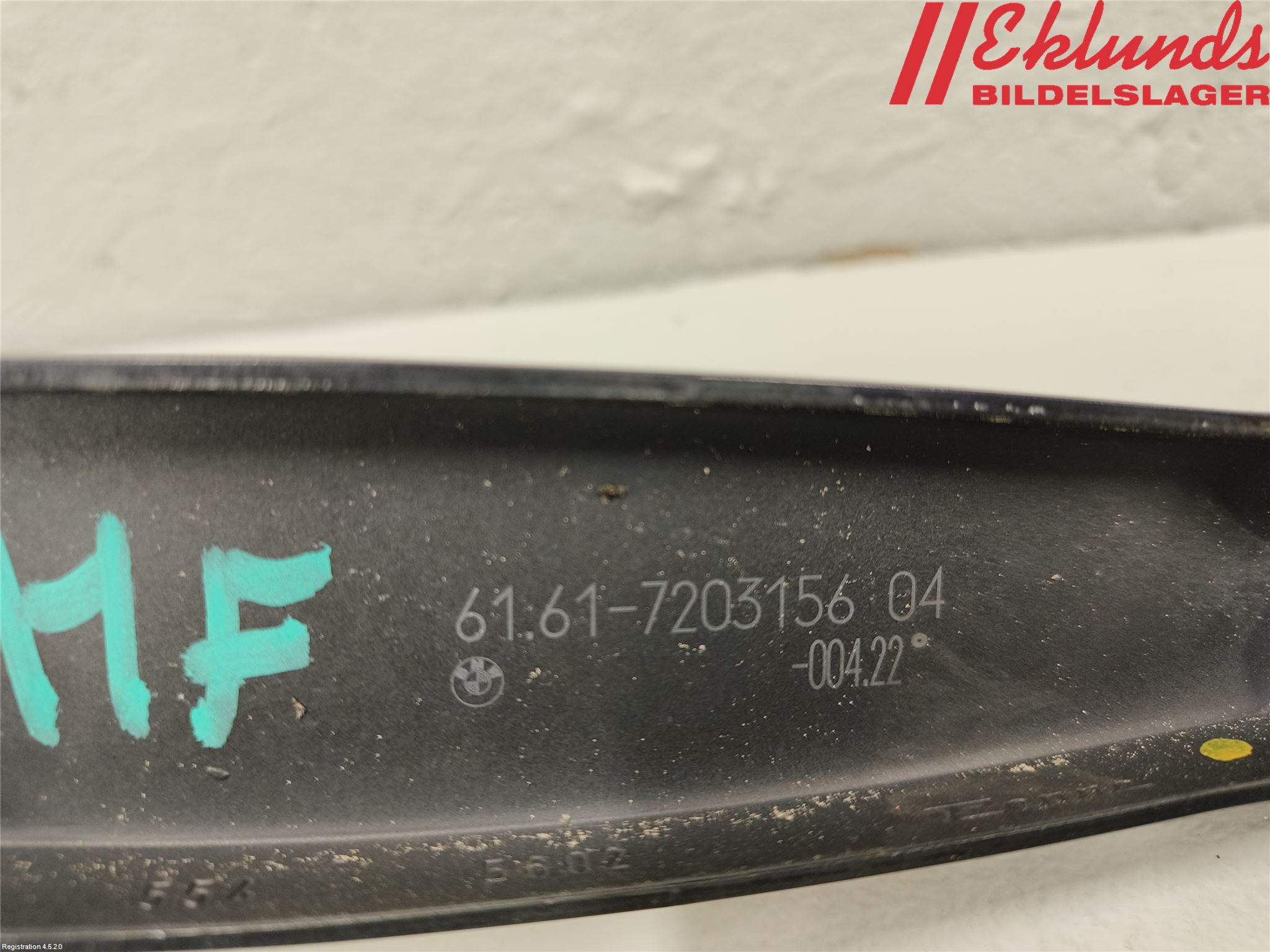 BMW 5 F10/F11/F18 09-17 Torkararm Armar Vindruta