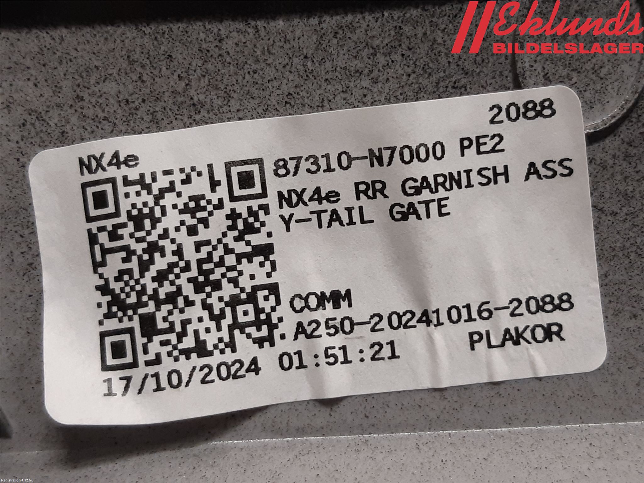 Hyundai TUCSON 05- List Bak-Baklucka