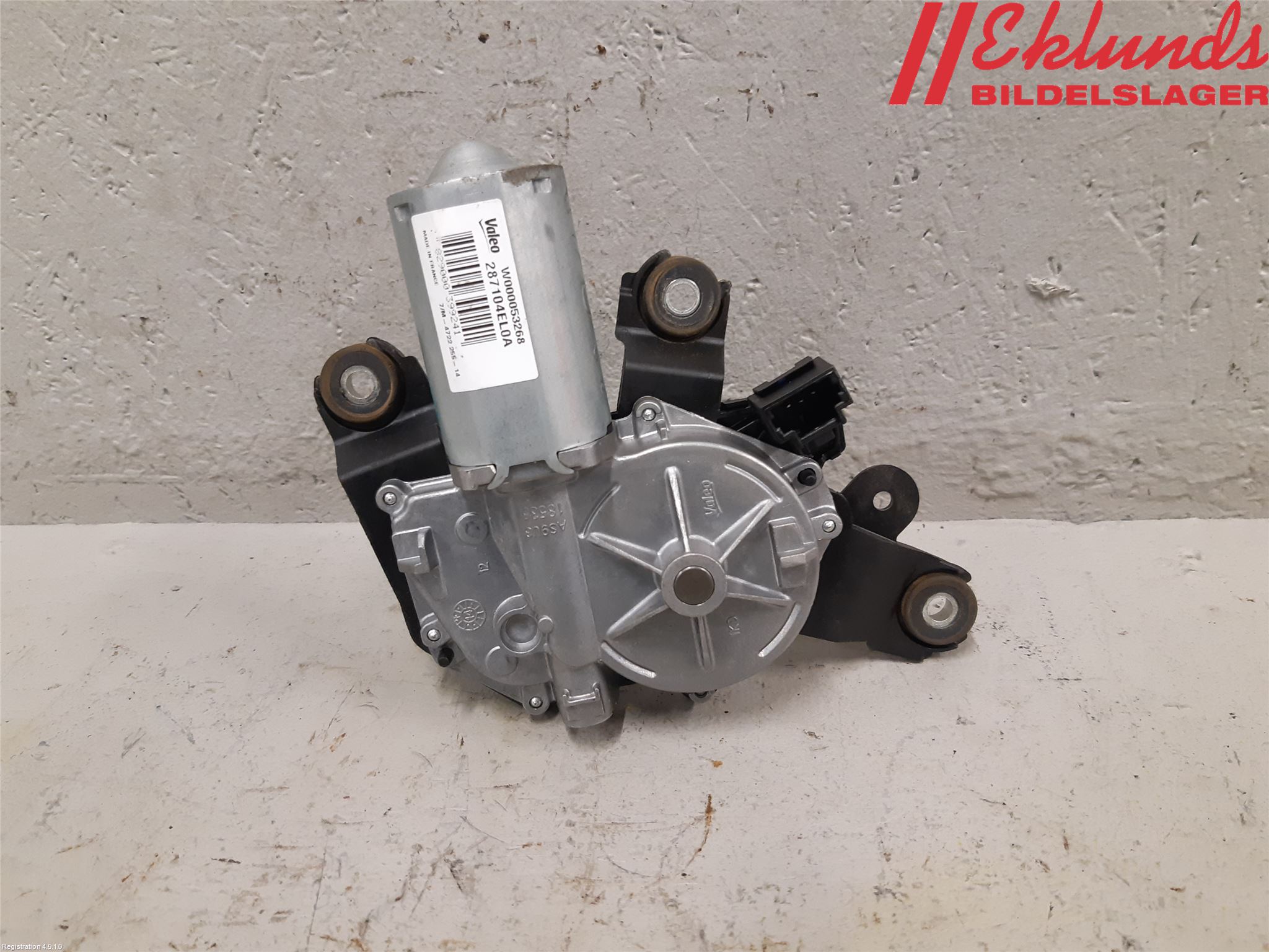 Nissan QASHQAI 14-17 Torkarmotor Baklucka