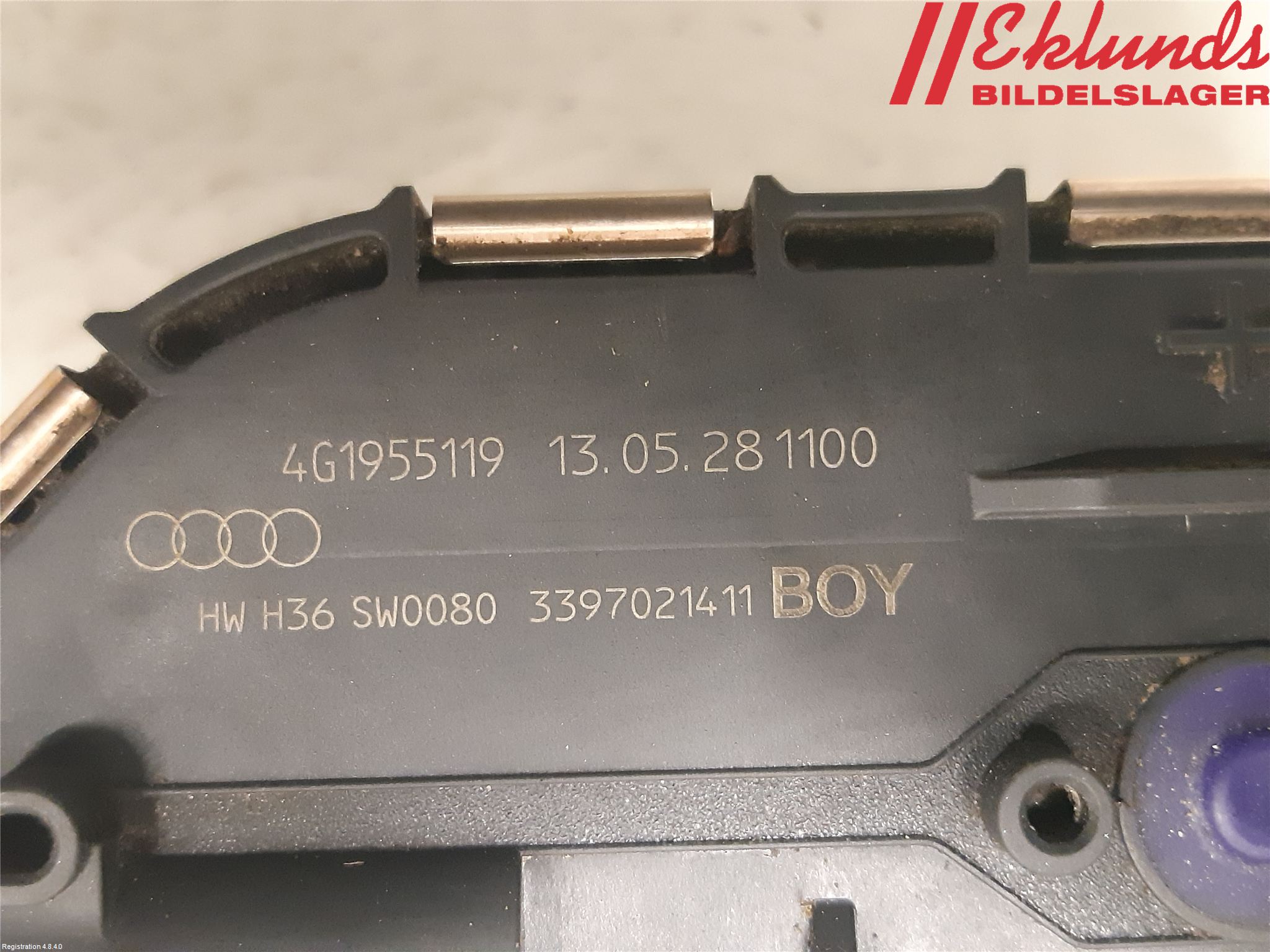 Audi A6/S6 4G 11-18 Torkarmotor Vindruta