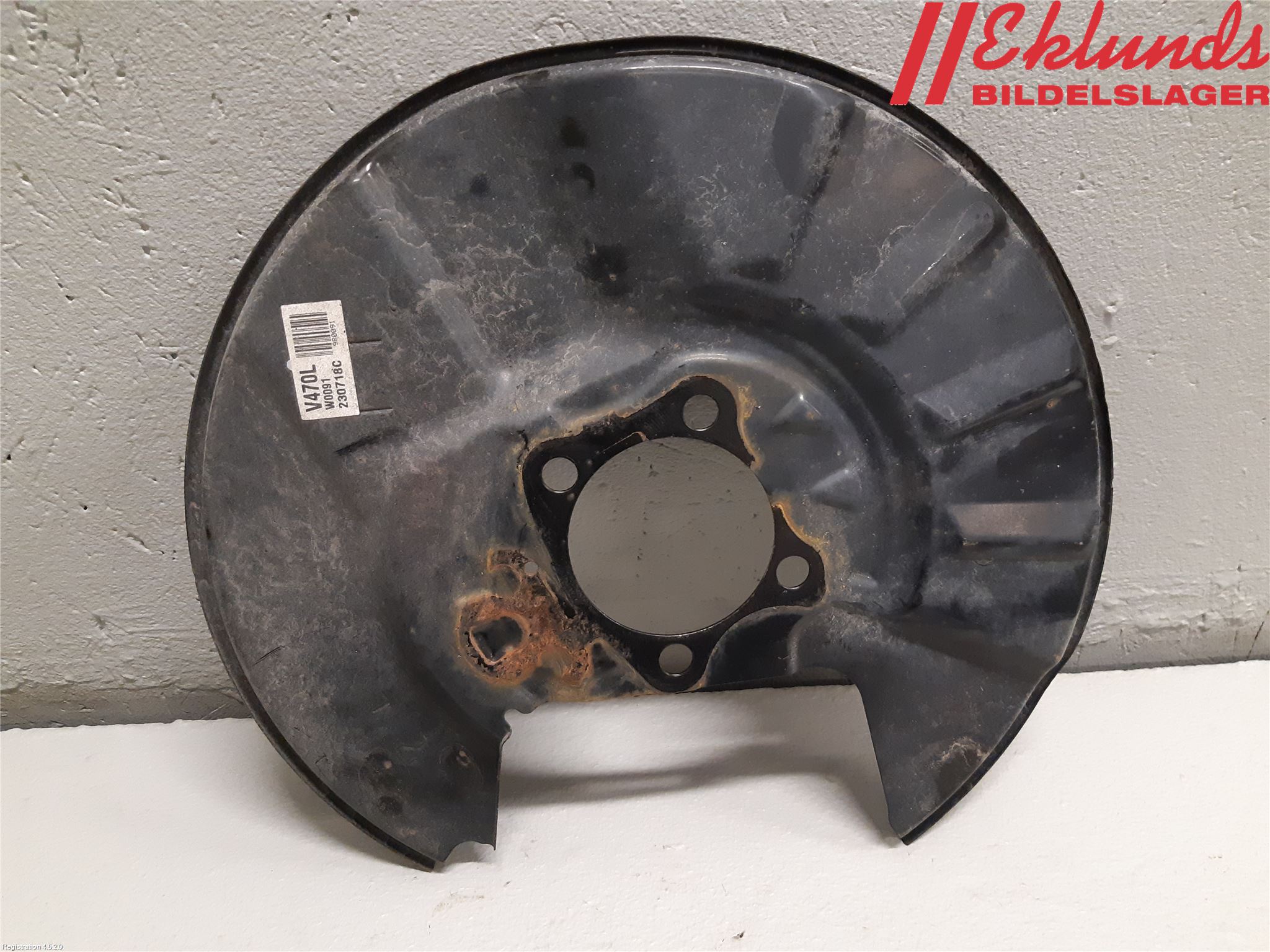 Toyota RAV4 19- Bromssköld Bak