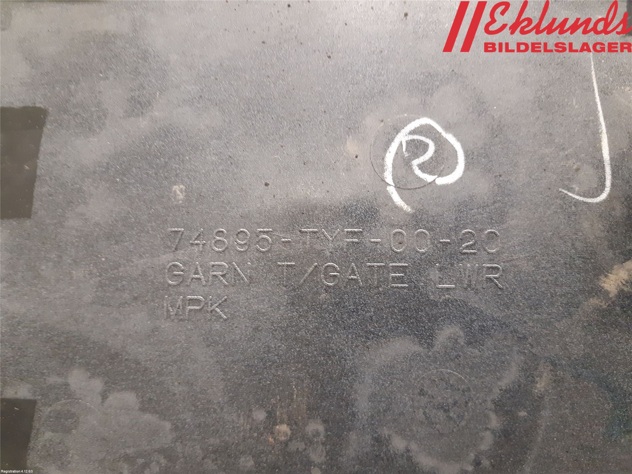 Honda E 20-23 List Bak-Baklucka