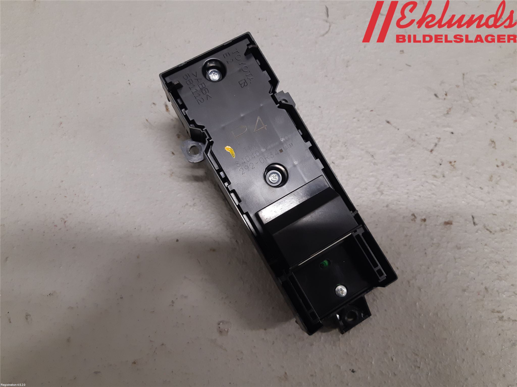 Toyota YARIS XP21 20- Strömställare Elhiss