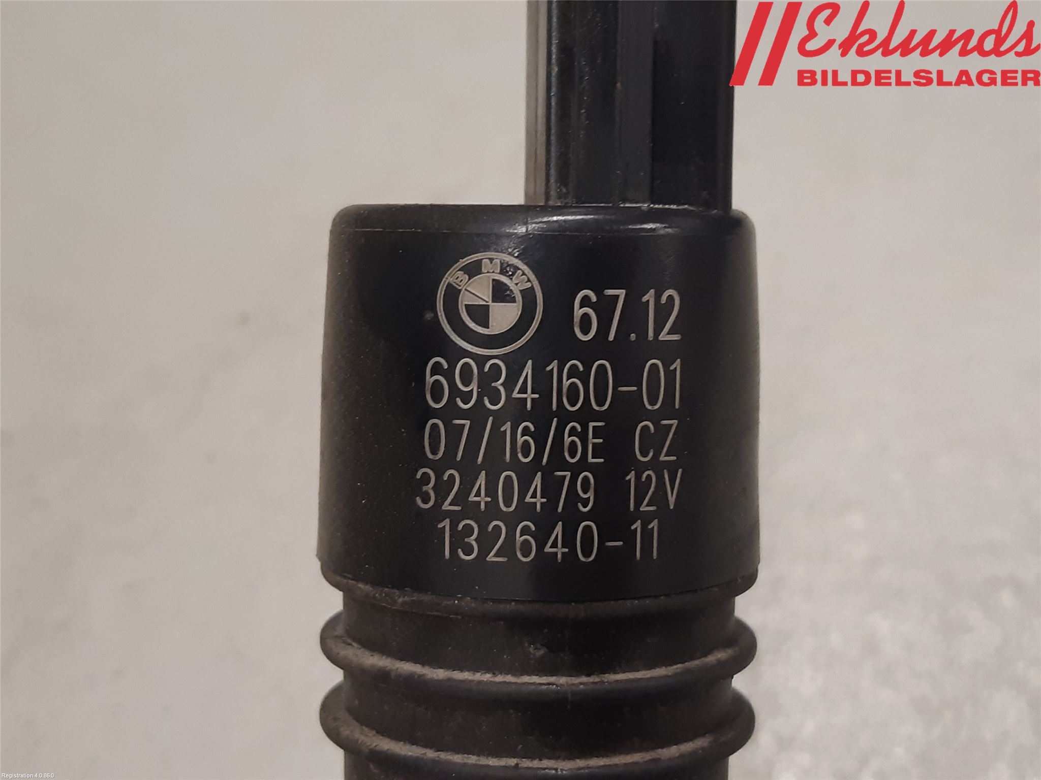 BMW 5 F10/F11/F18 09-17 Spolarpump Vindruta
