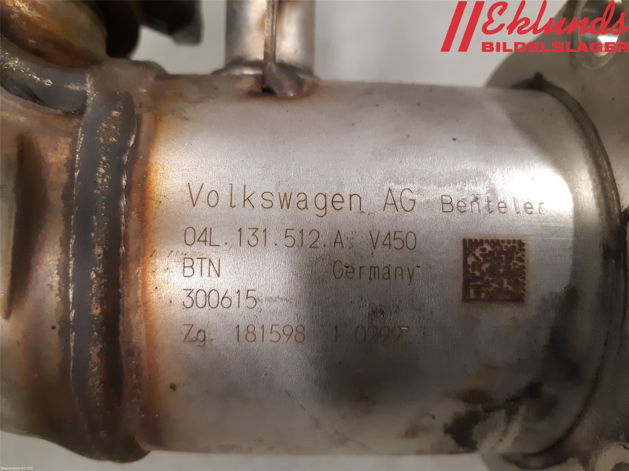 Audi A6/S6 4G 11-18 Avgaskylare