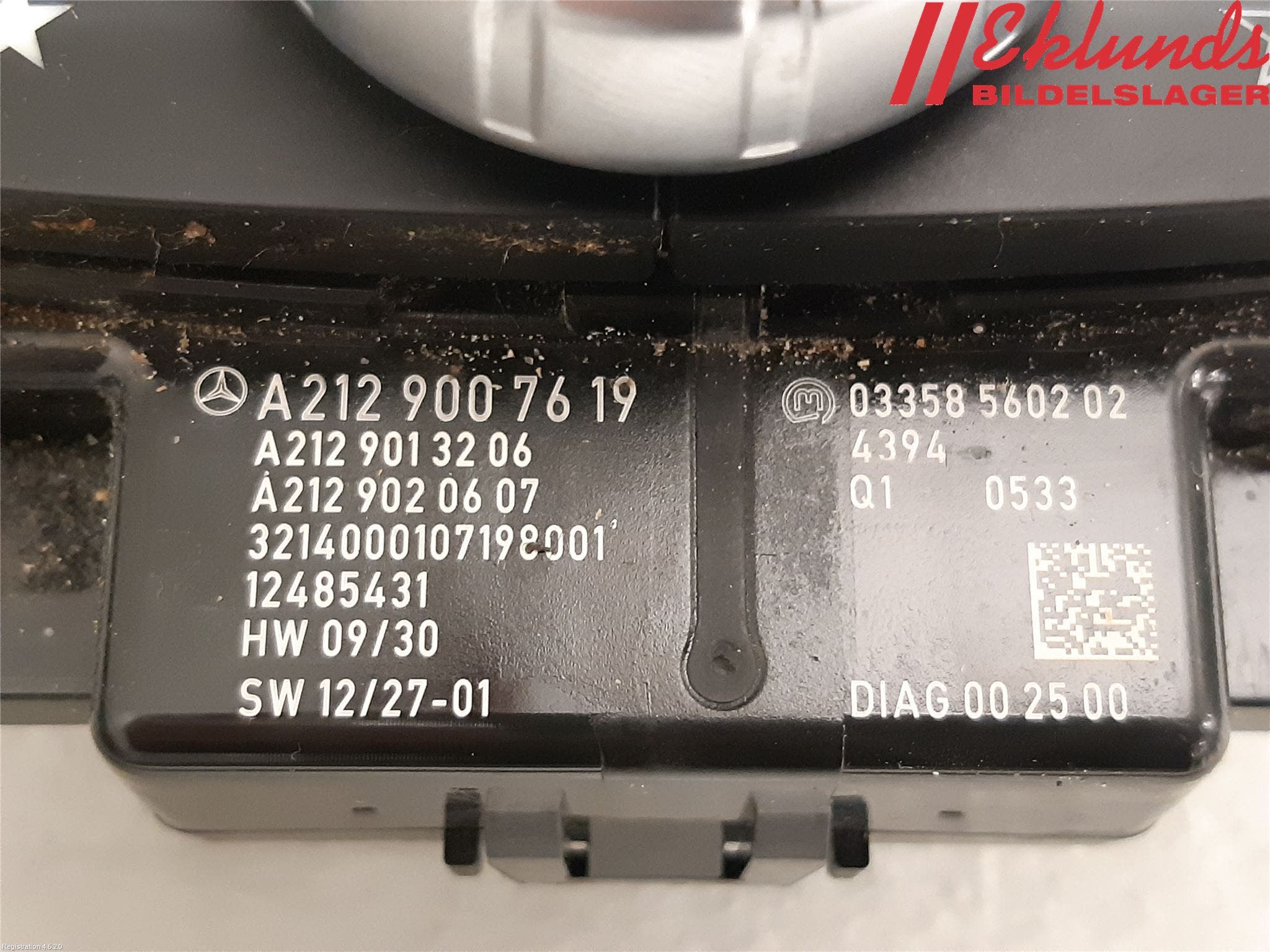 Mercedes-Benz MB E-KLASS (W212) 09-16 Strömställare Multifunktion