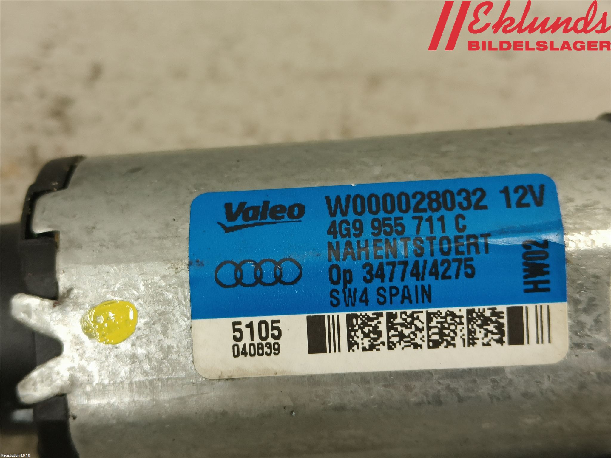 Audi Q3 8U 12-18 Torkarmotor Baklucka