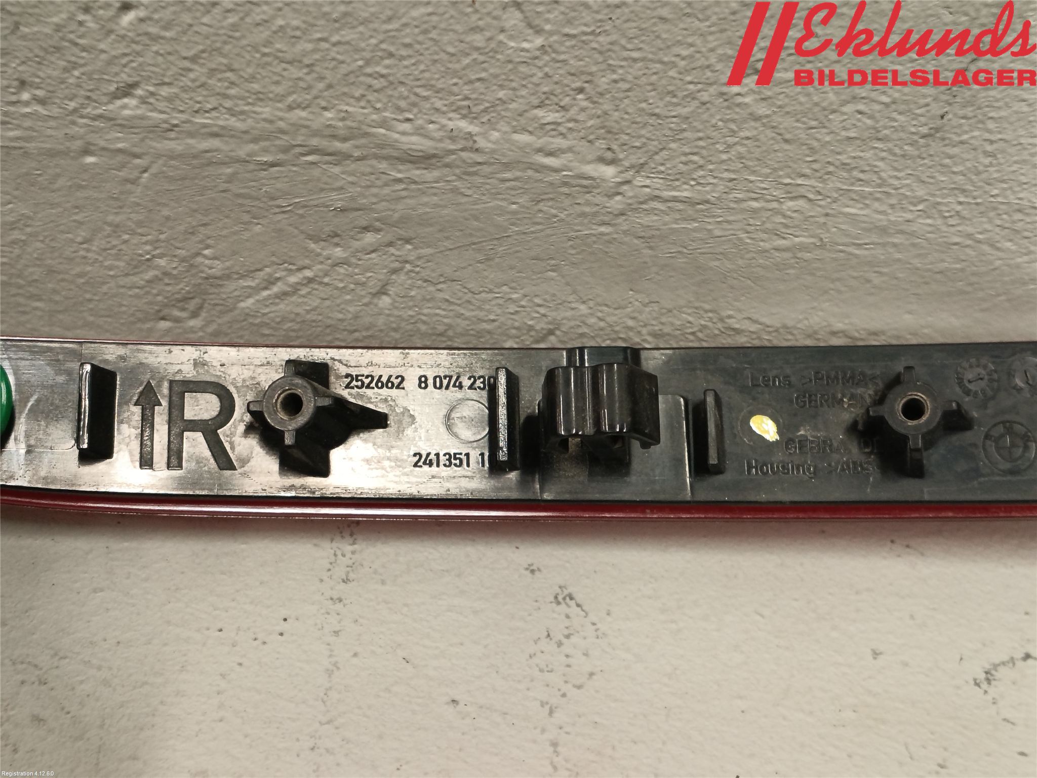 BMW 3 G20/G21/G80/G81 19- Dimljus/Reflex Bak