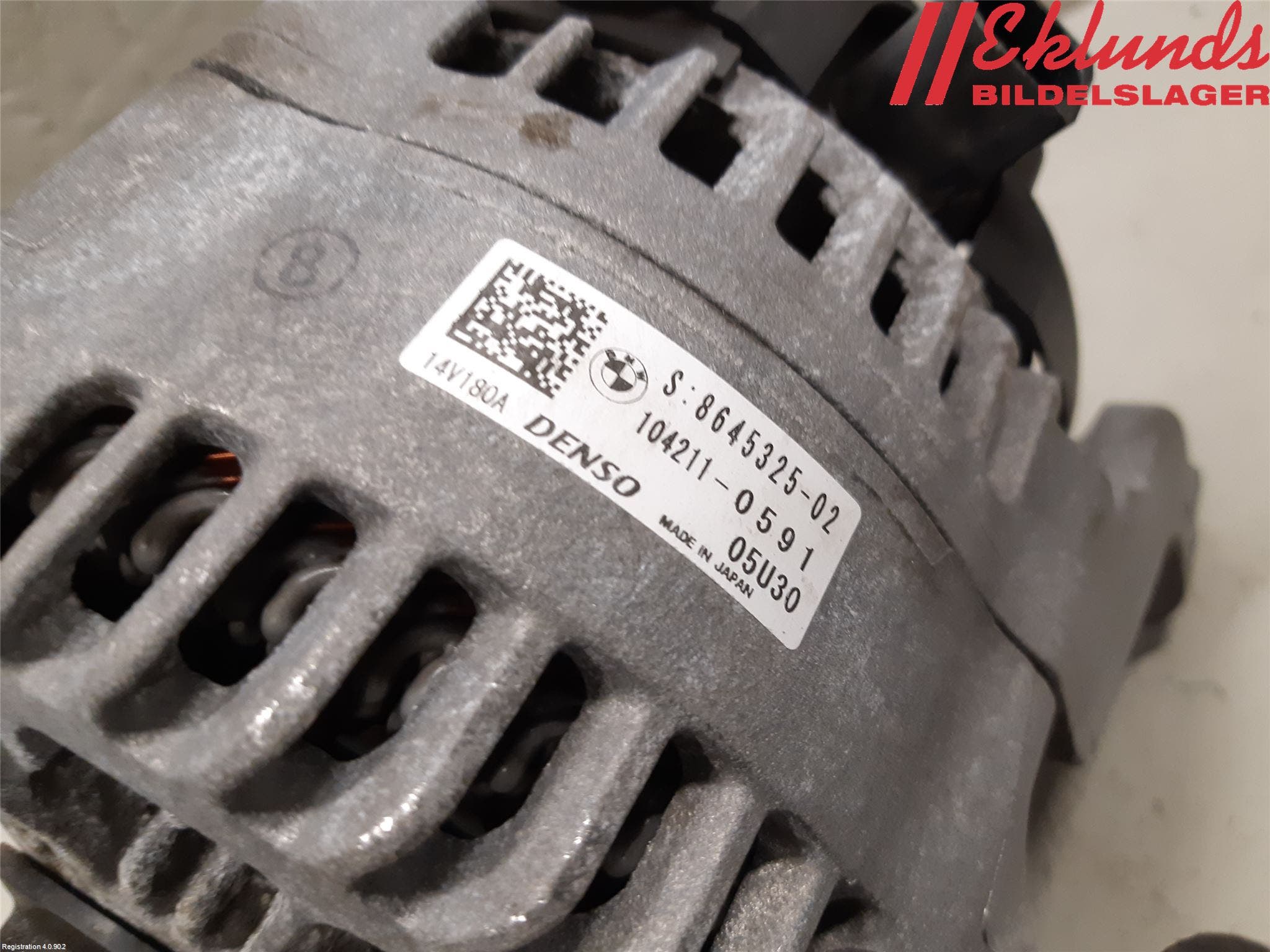 BMW 3 F30/F31/F80 12-19 Generator