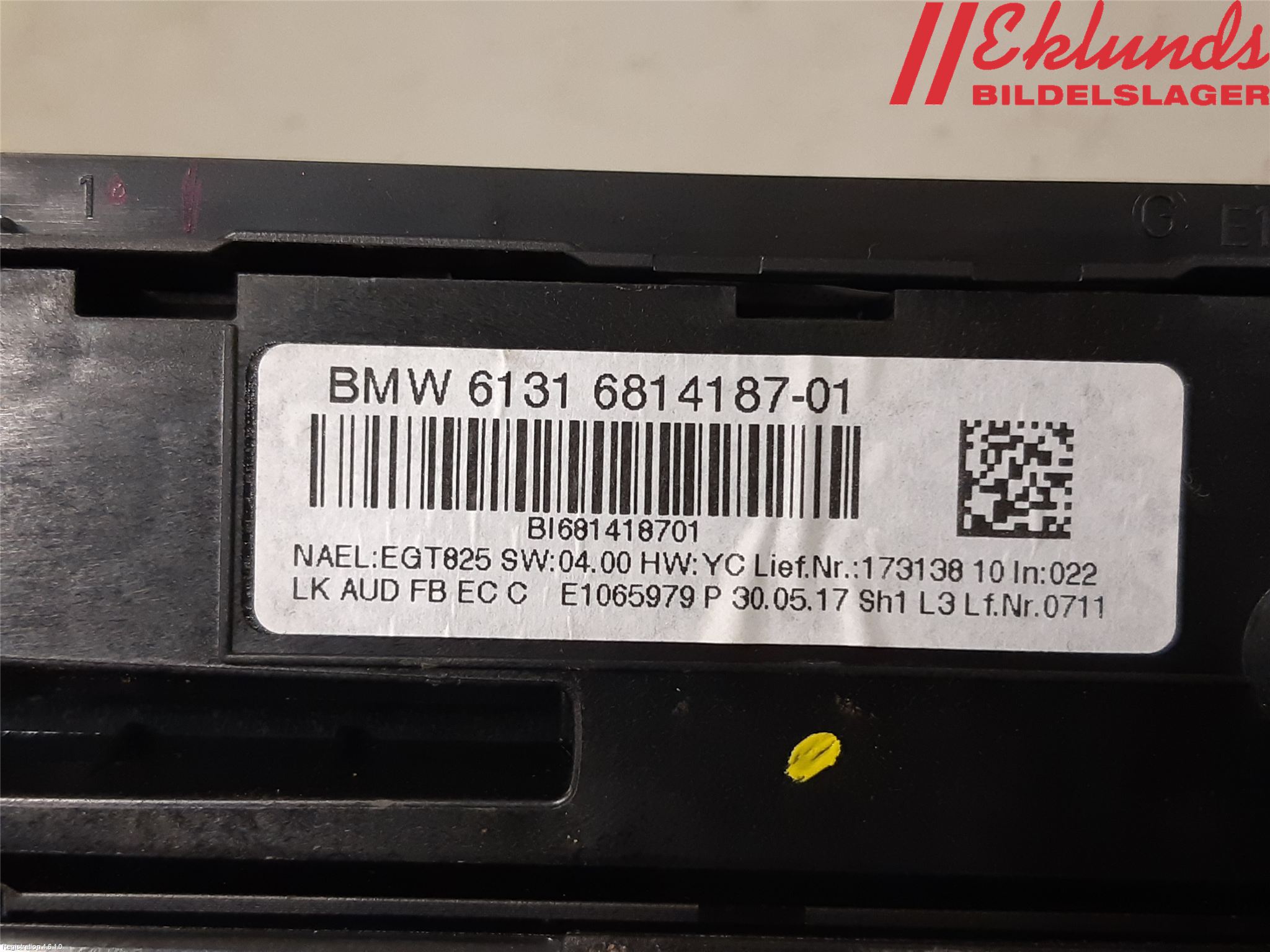 BMW 3 F30/F31/F80 12-19 Ac Styrenhet Ac Manöveren