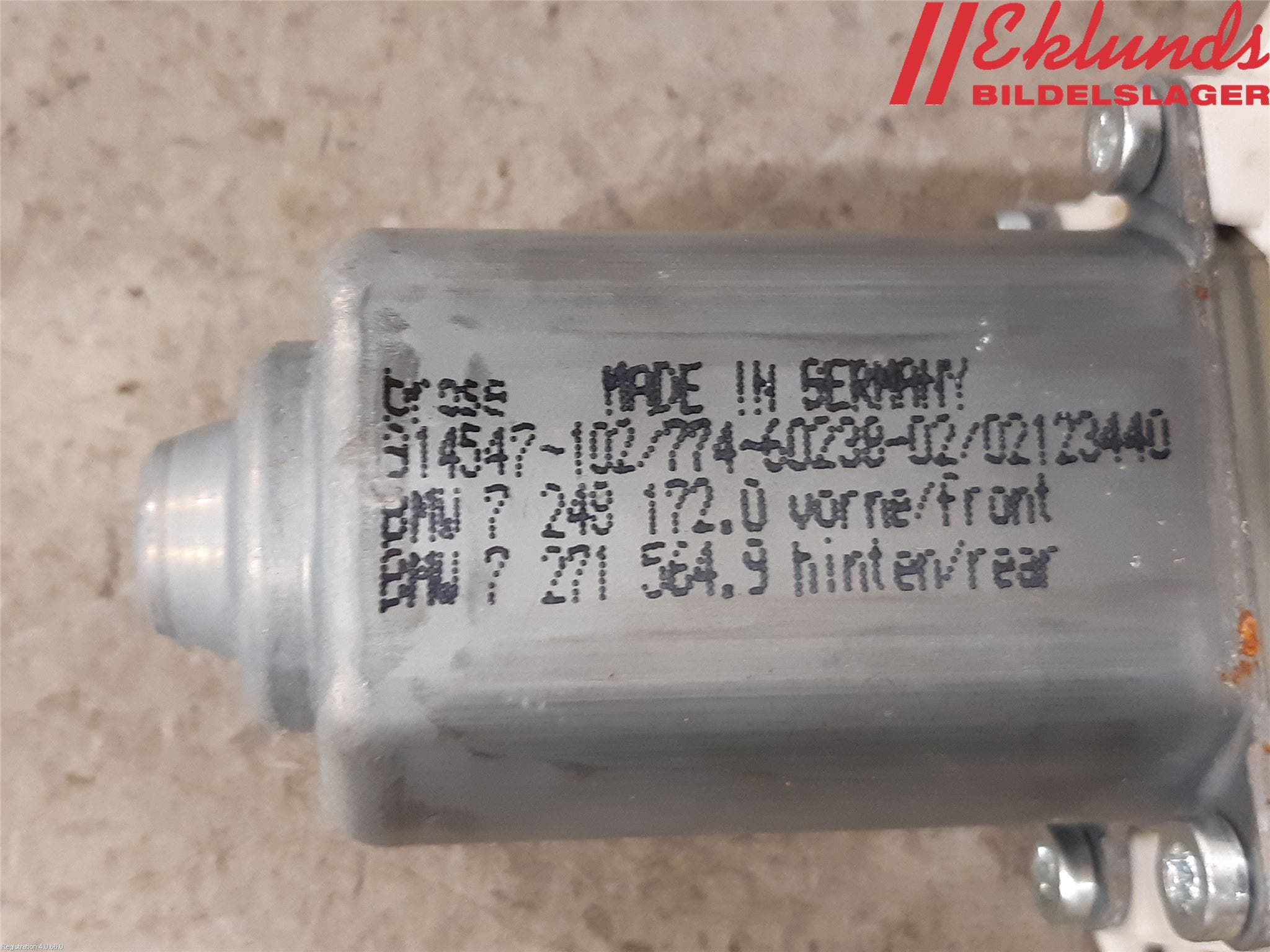 BMW 5 F10/F11/F18 09-17 Fönsterhissmotor