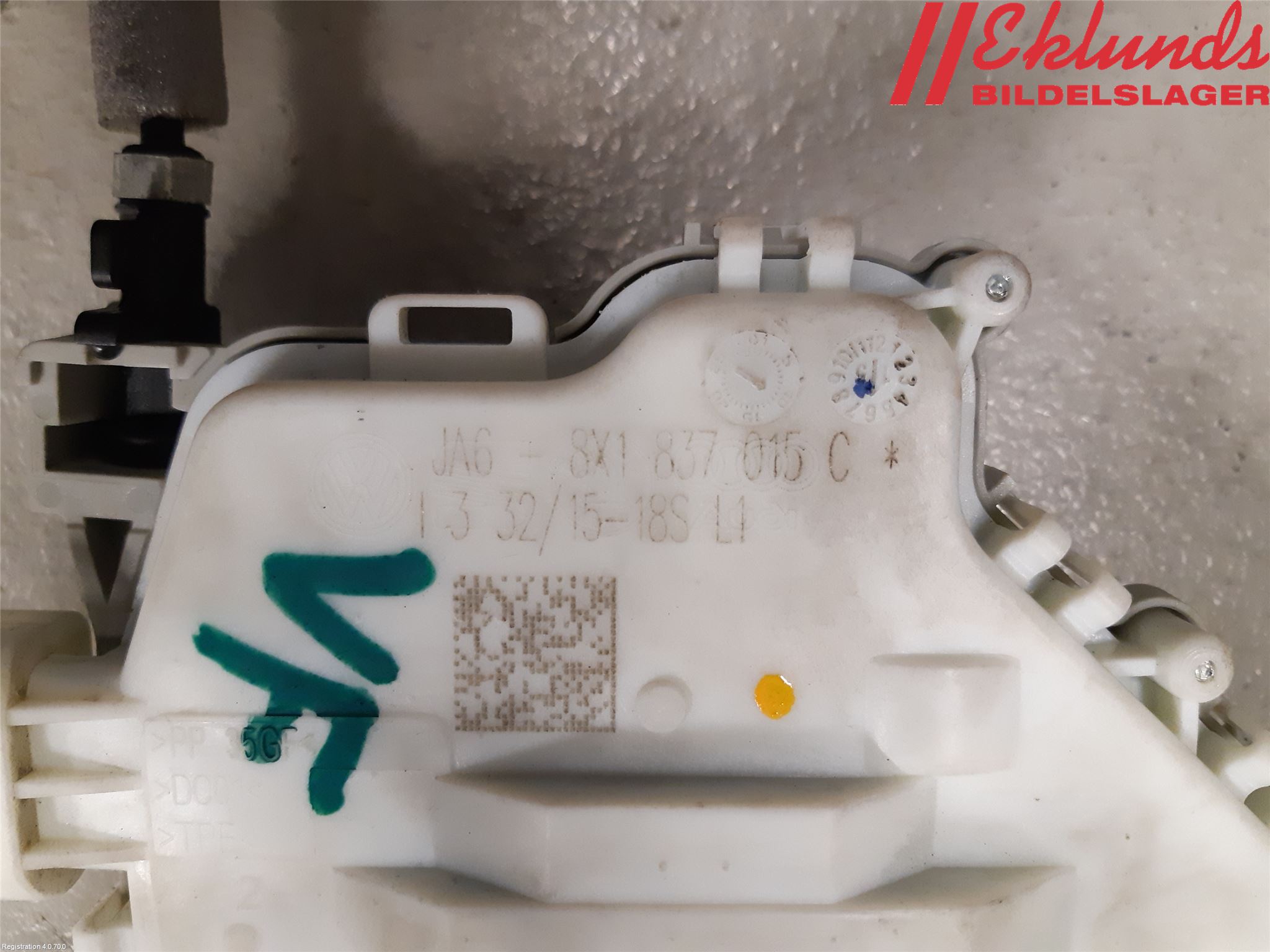 Audi A1/S1 11-18 Låskista-Dörrlås