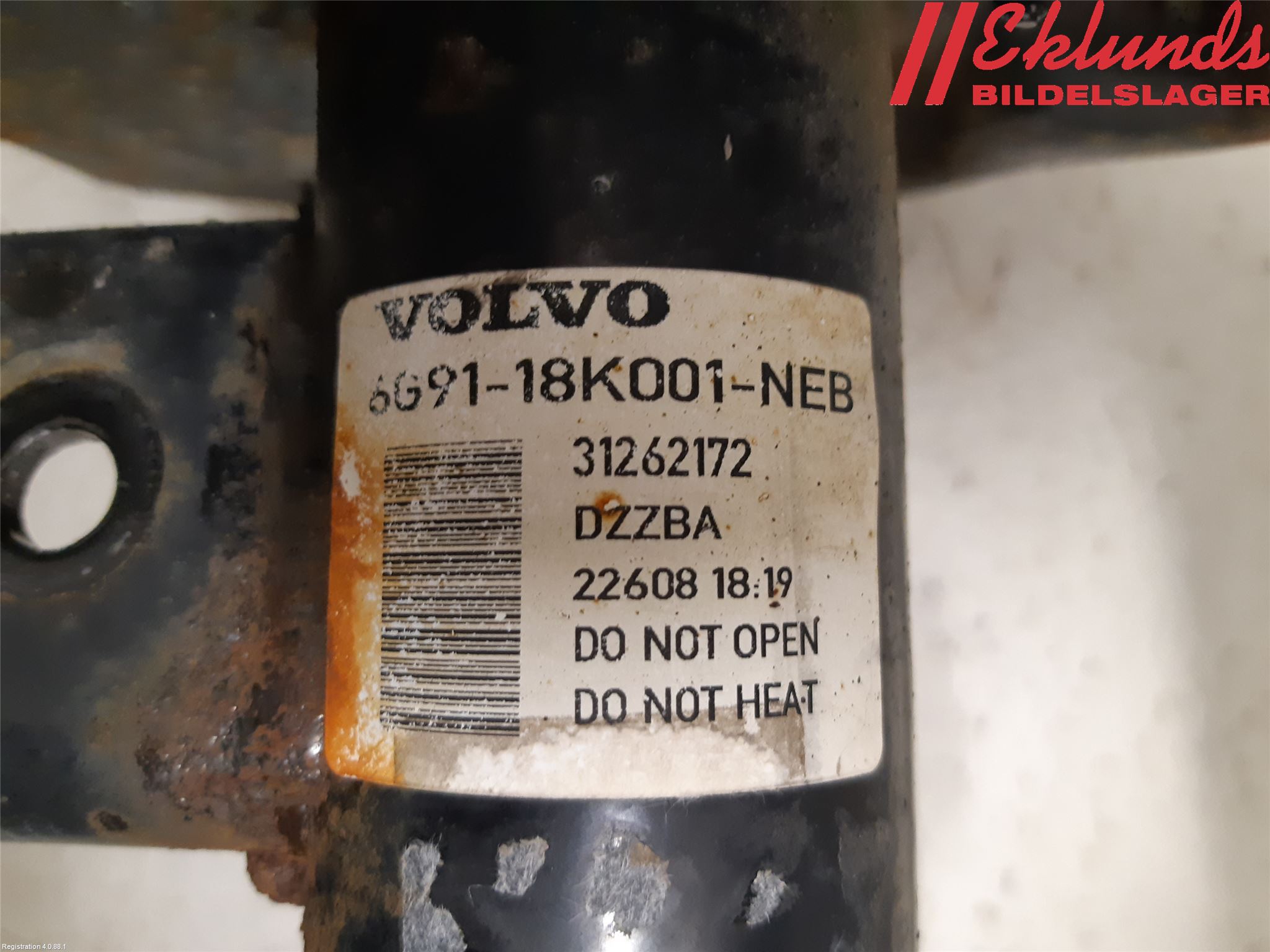 Volvo S80 07-13 Fjäderben Fram Vänster