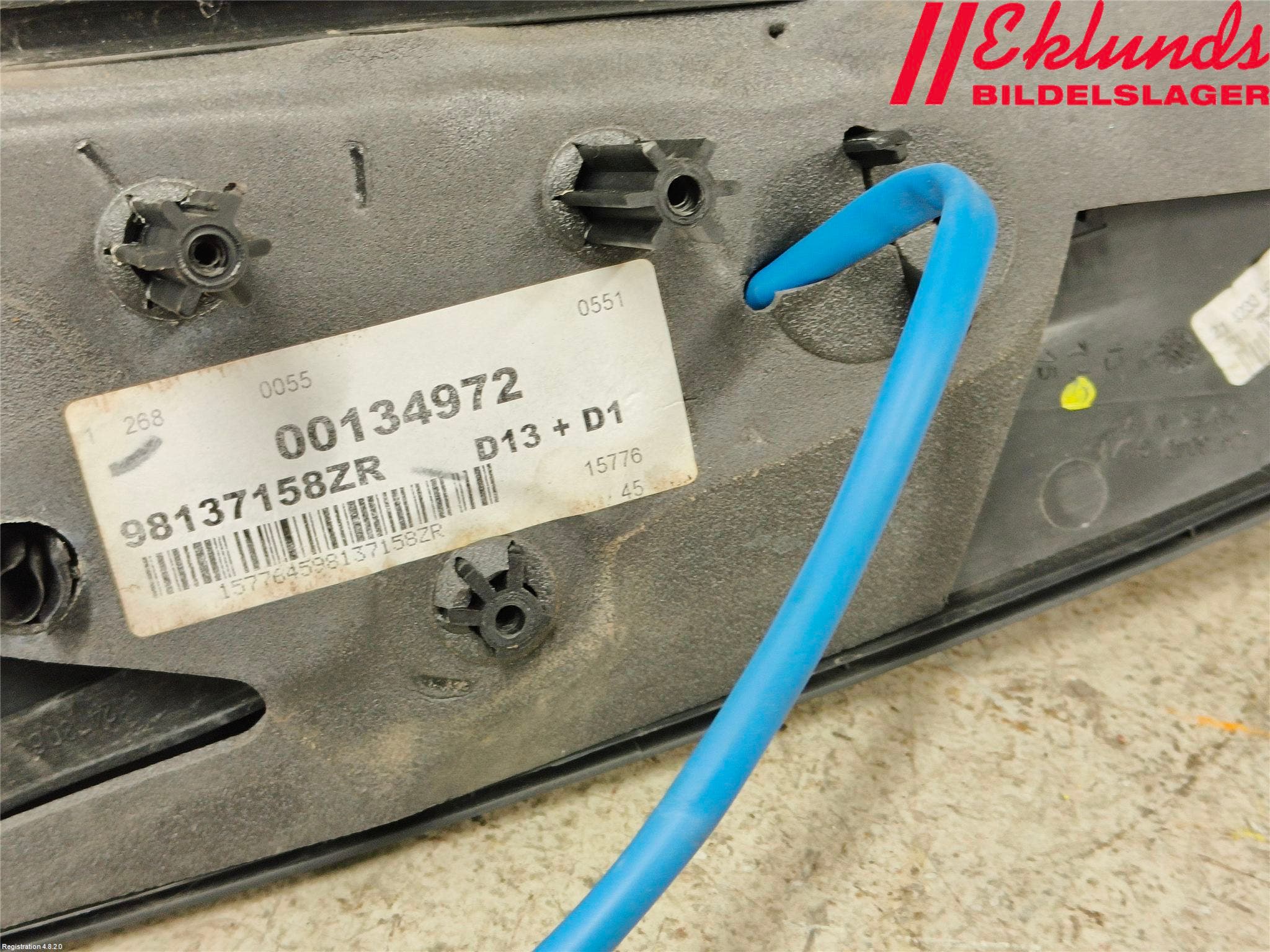 Peugeot EXPERT 15-16 Spegel Yttre El Vä