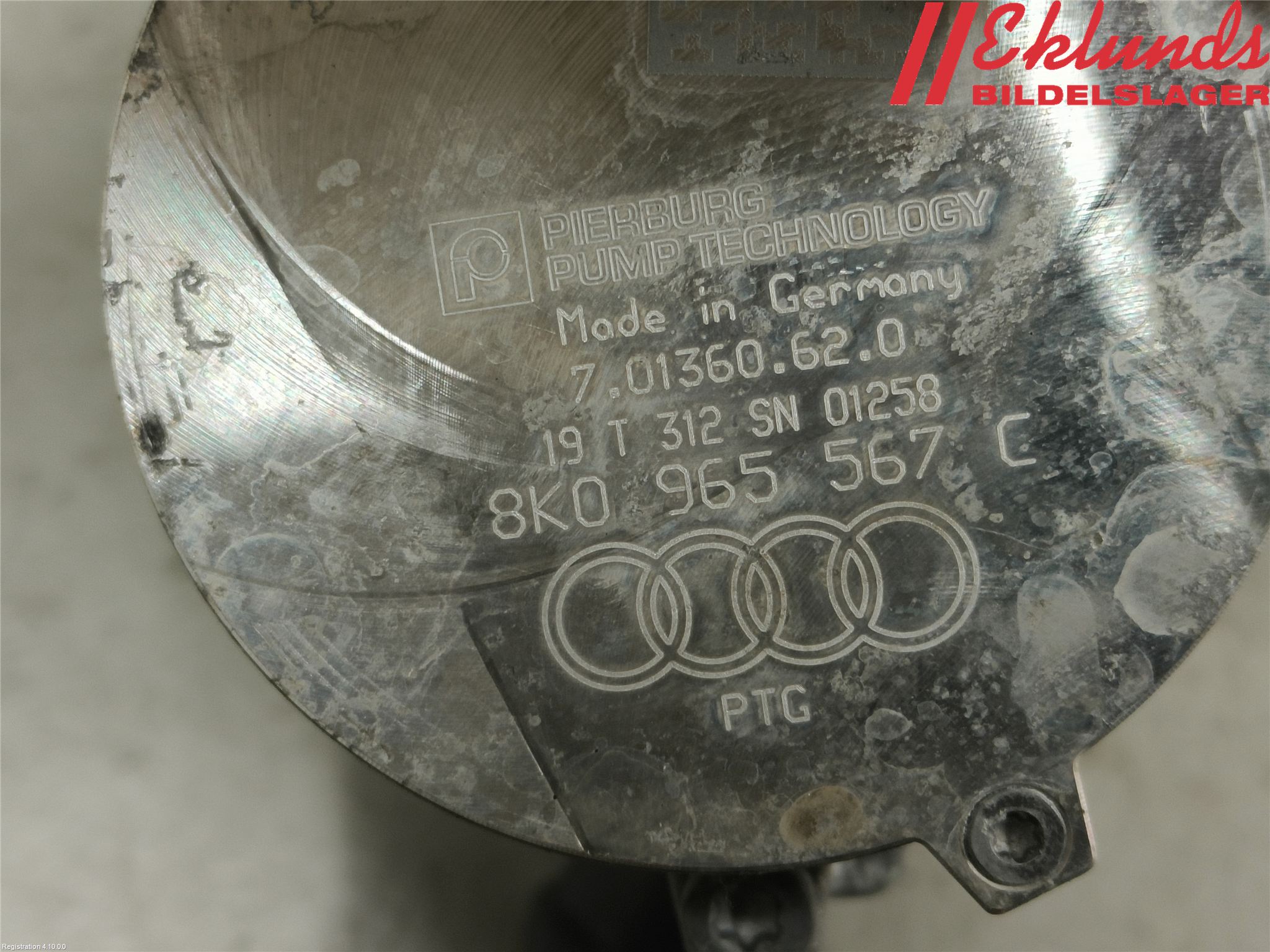 Audi A4/S4 B9 20- Vattenpump