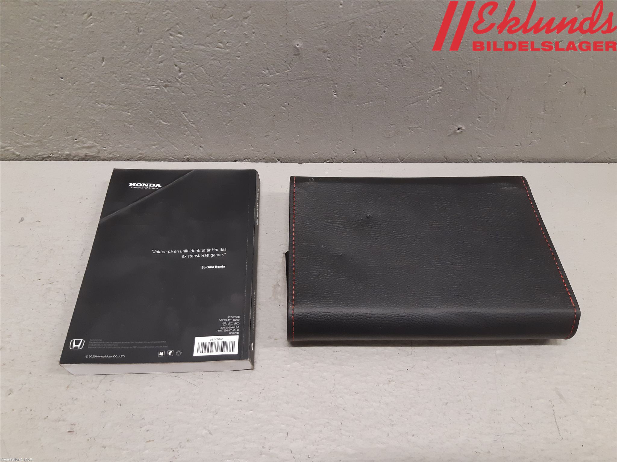 Honda E 20-23 Instruktionsbok