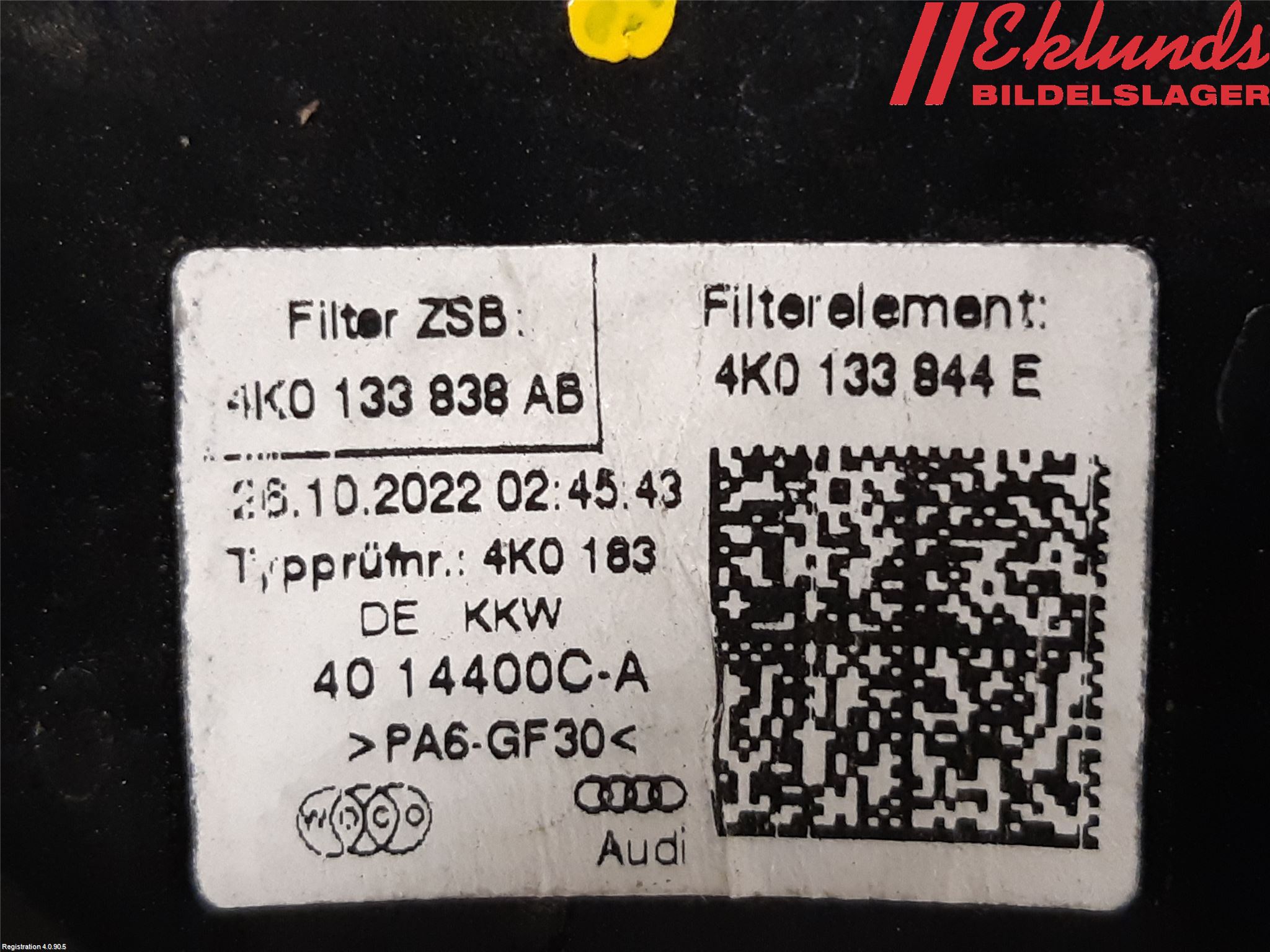 Audi A6 F2/C8 19- Luftrenare