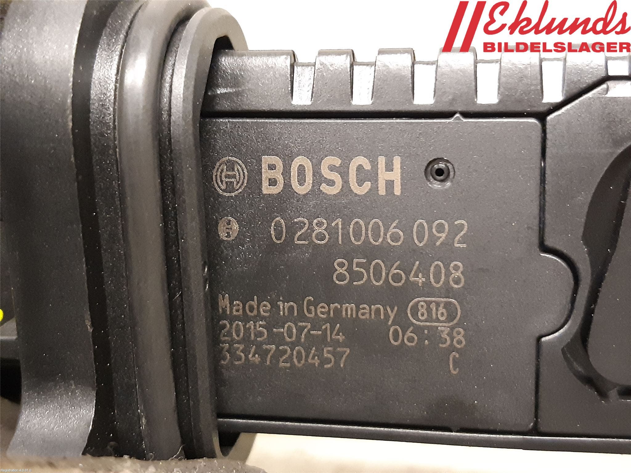 Toyota AVENSIS 16-18 Injluftmassamätare