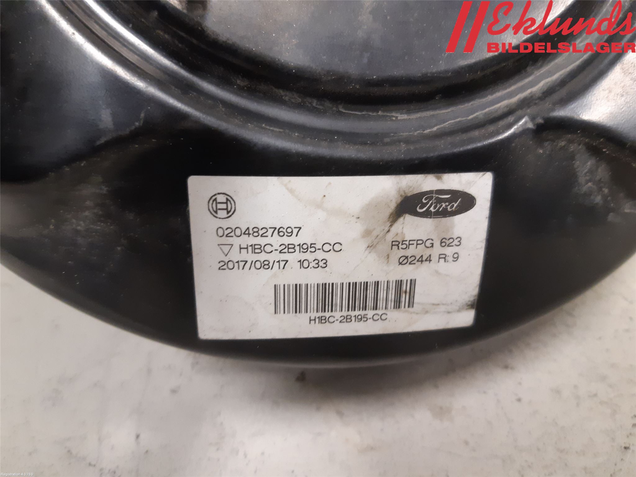 Ford FIESTA (VII) 18-23 Bromsservo