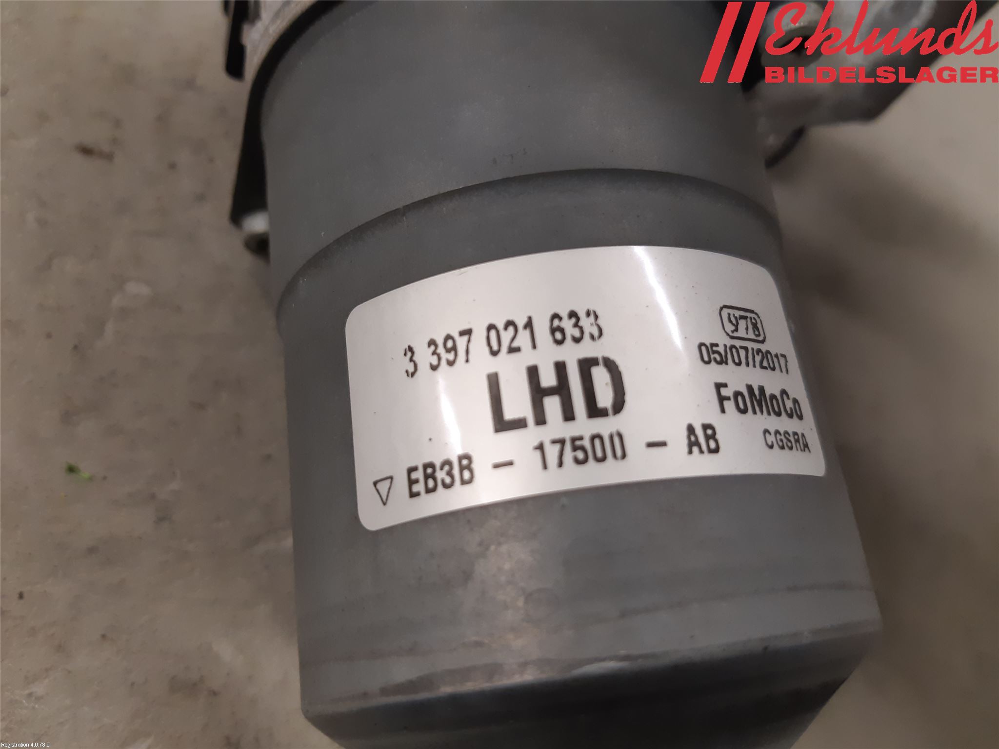 Ford RANGER EU 12-23 Torkarmotor Vindruta